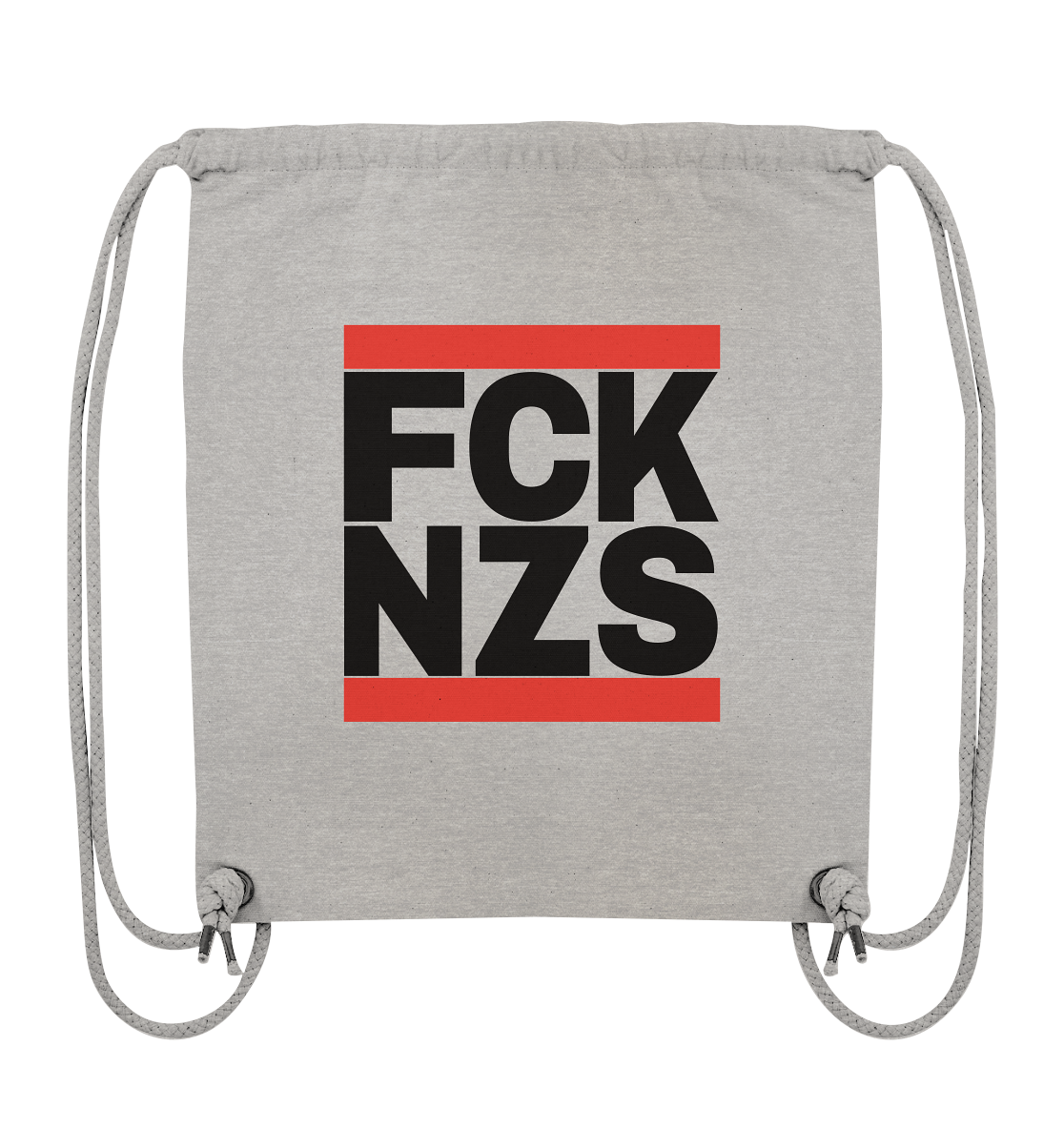 FCK NZS (schwarze Schrift) - Organic Gym-Bag