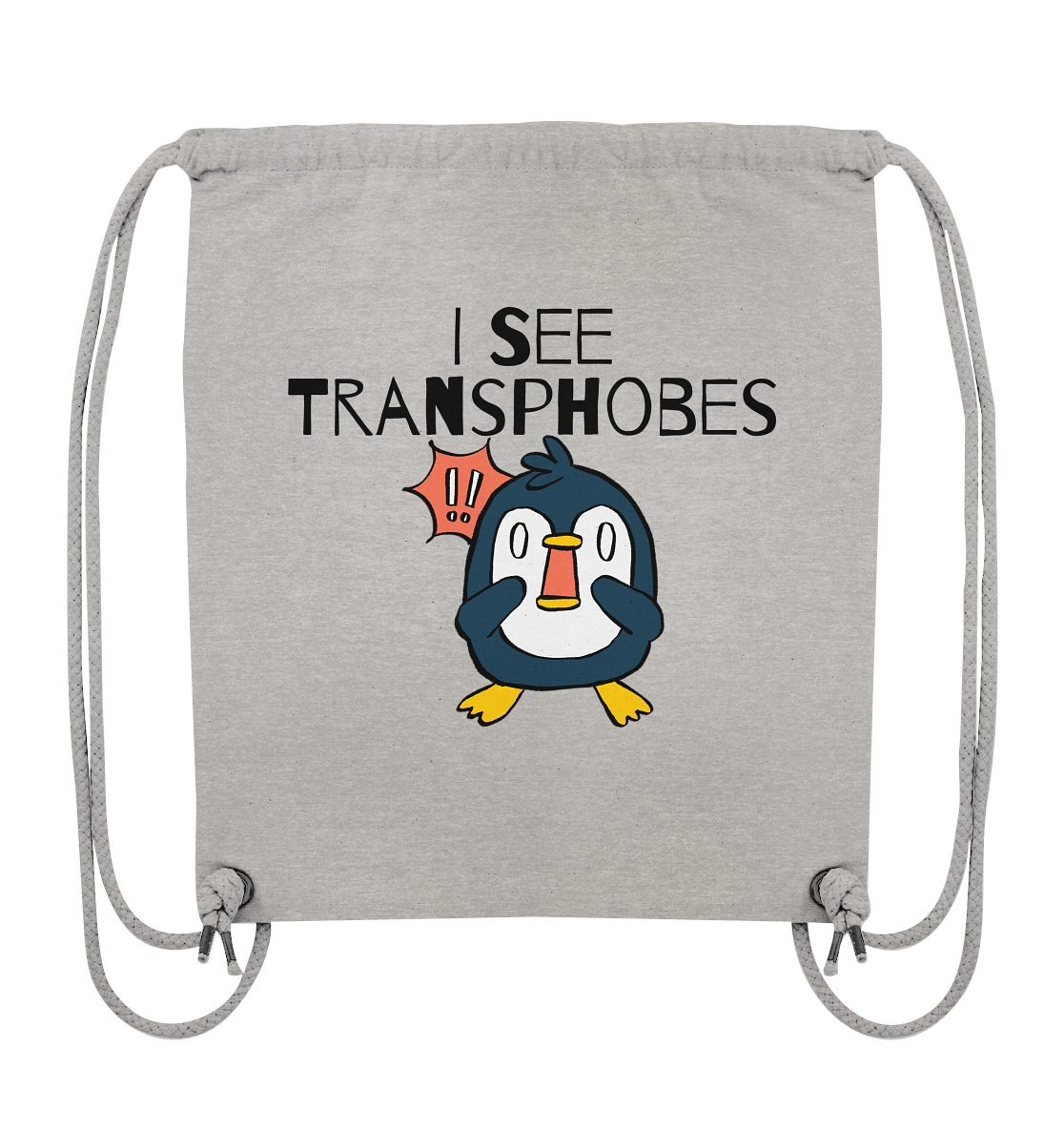 I see Transphobes - Organic Gym-Bag
