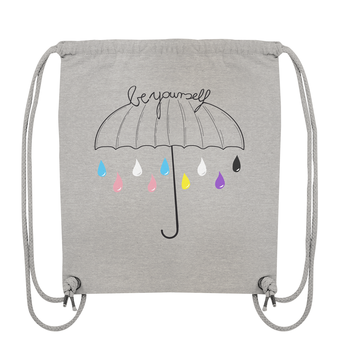 Trans Umbrella Backprint - Organic Gym-Bag