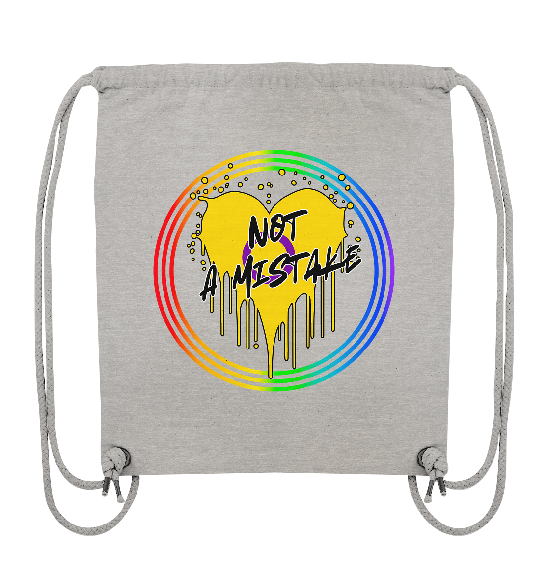 Inter Not a Mistake "Regenbogenkreis Edition" - Organic Gym-Bag