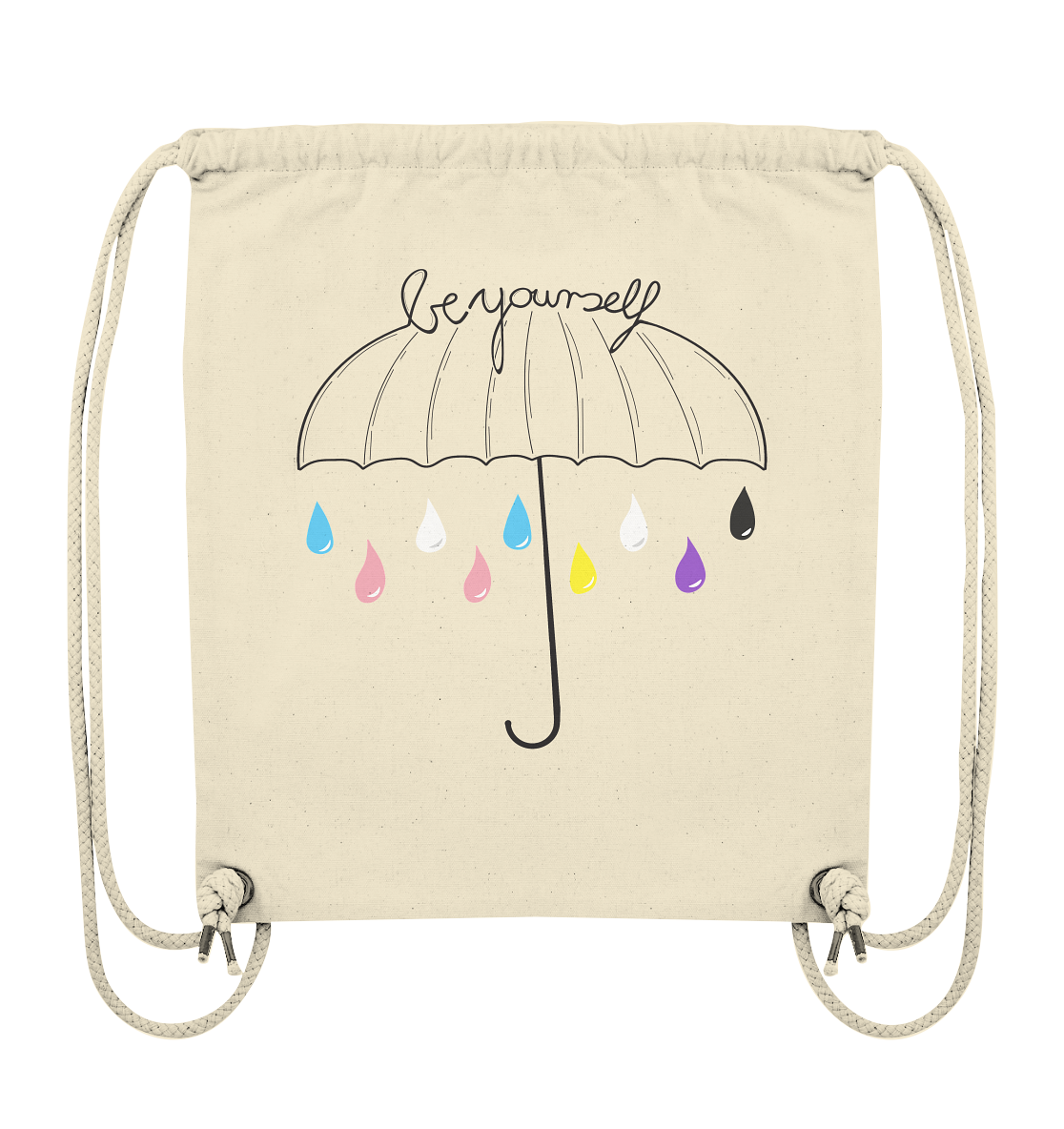 Trans Umbrella Backprint - Organic Gym-Bag