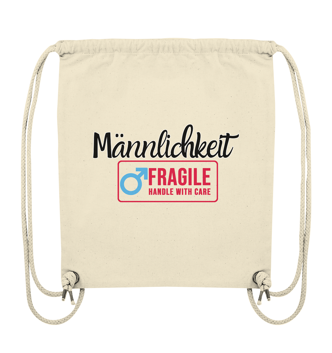 Männlichkeit: Handle with Care - Organic Gym-Bag
