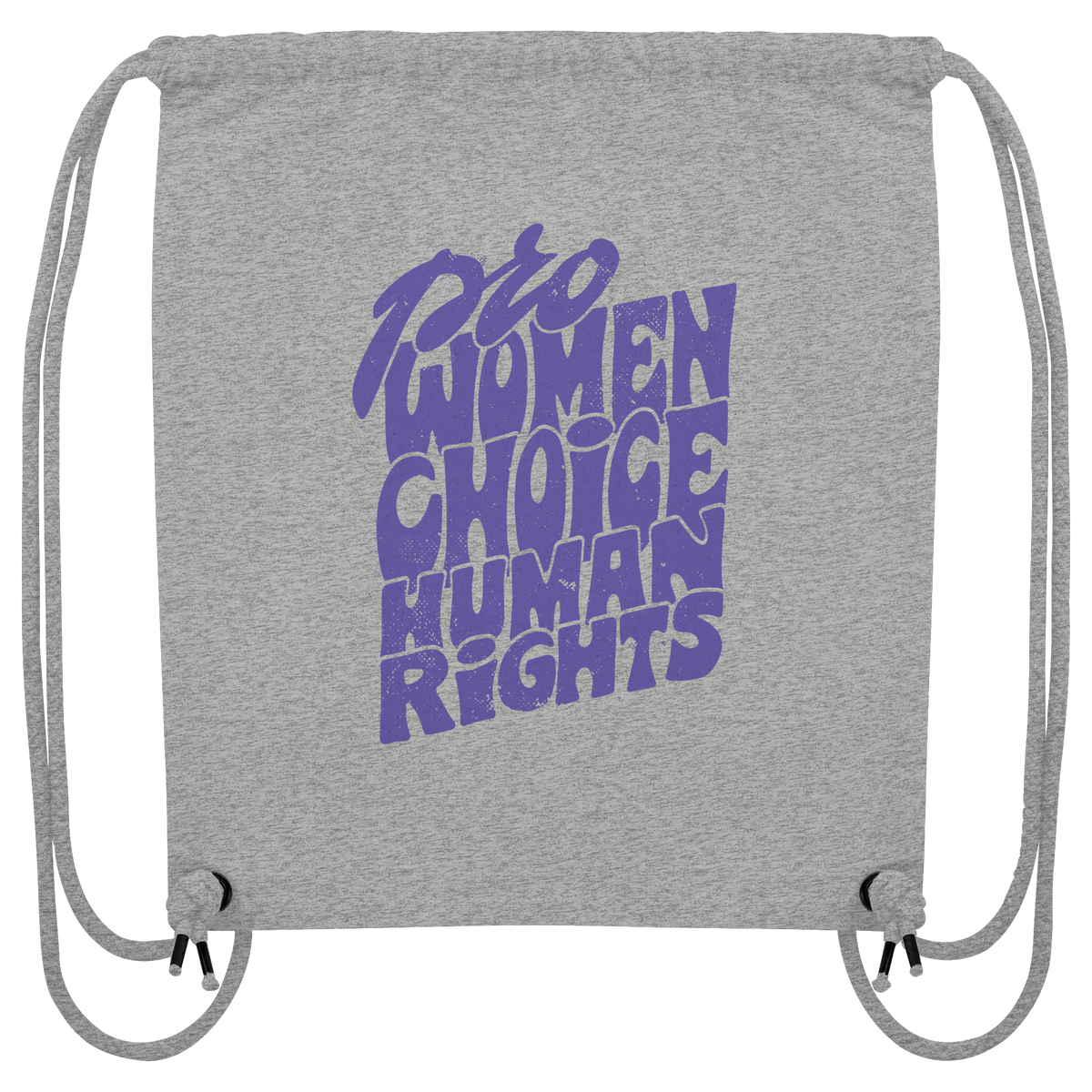 Pro Women Choice Human Rights "Lila Edition" - Organic Gym-Bag