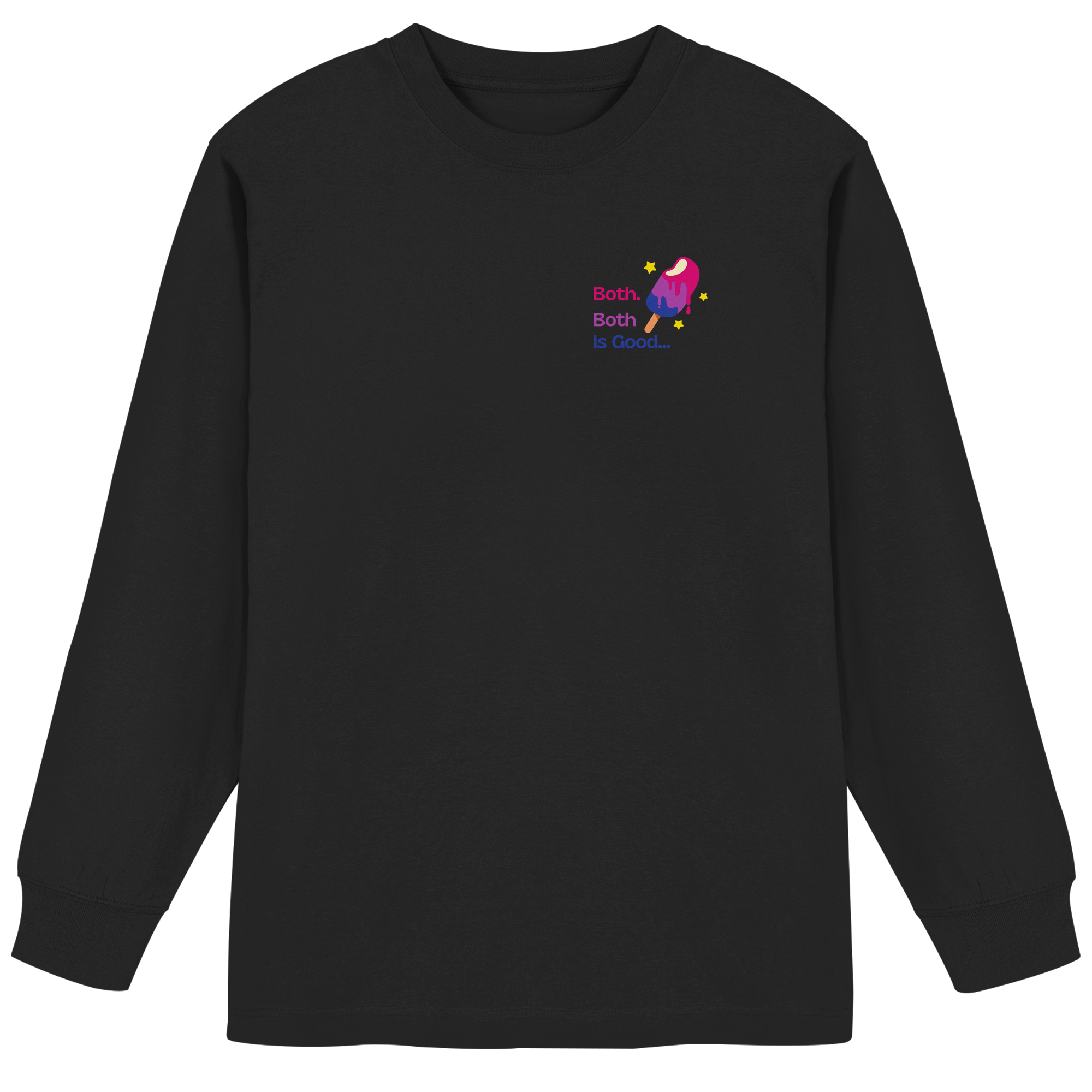 Bi Pride: Both is Good - Organic Heavy Oversized Longsleeve T-Shirt