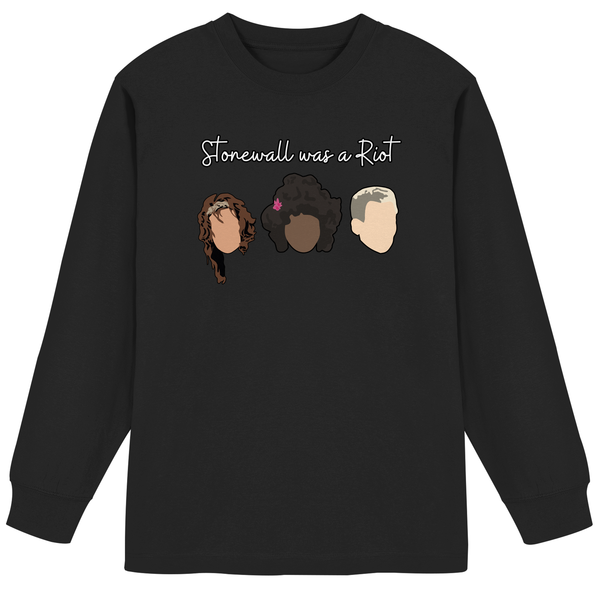 Stonewall was a Riot "Icons Edition" (dunkel) - Organic Heavy Oversized Longsleeve T-Shirt