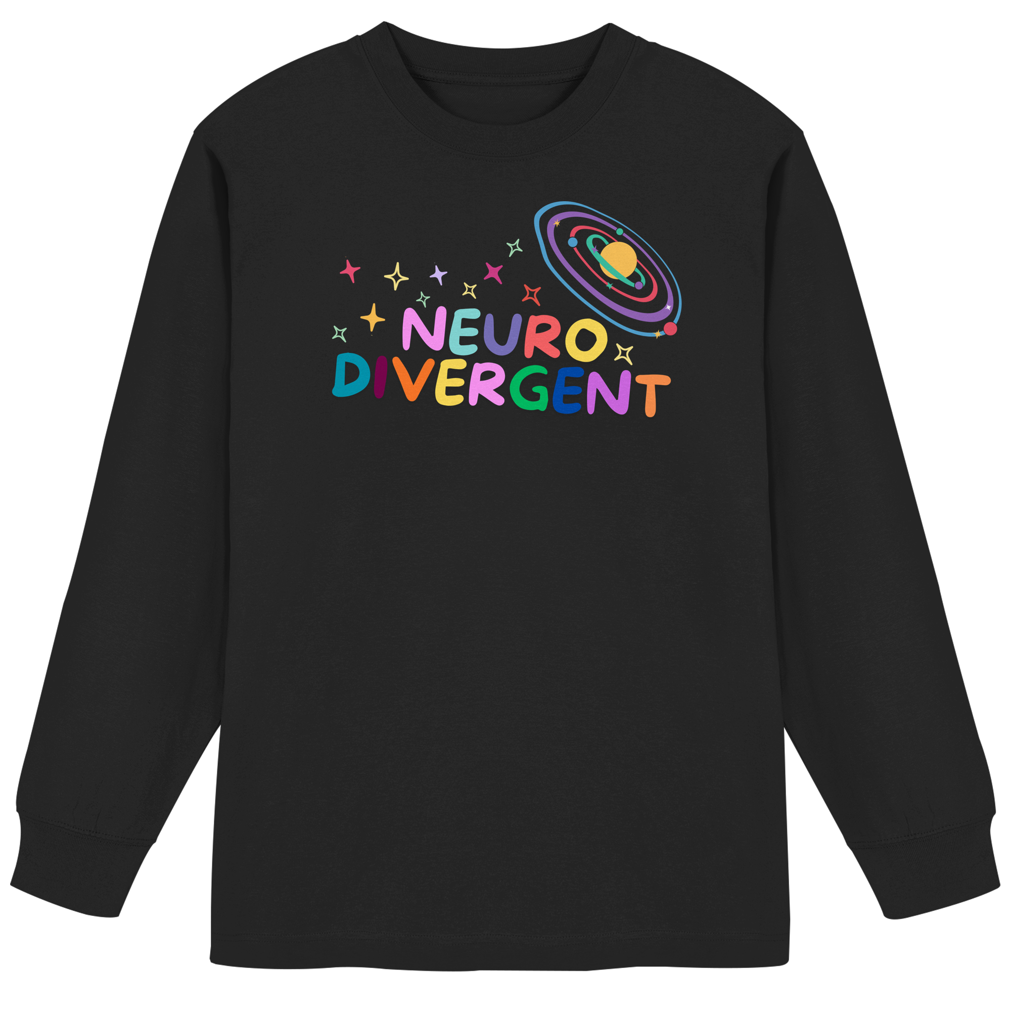 Neurodivergent "Planet Edition" - Organic Heavy Oversized Longsleeve T-Shirt