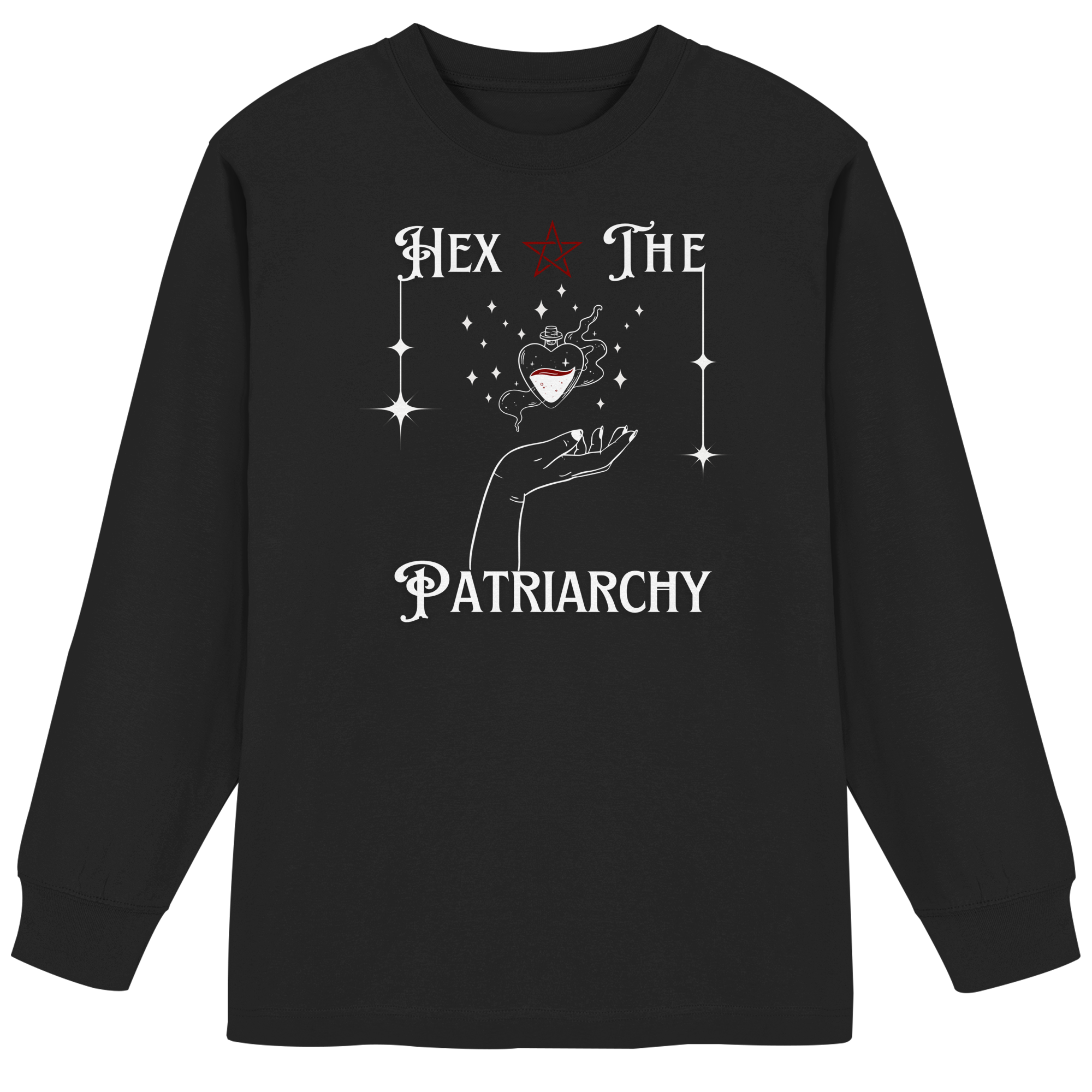 Hex the Patriarchy - Organic Heavy Oversized Longsleeve T-Shirt