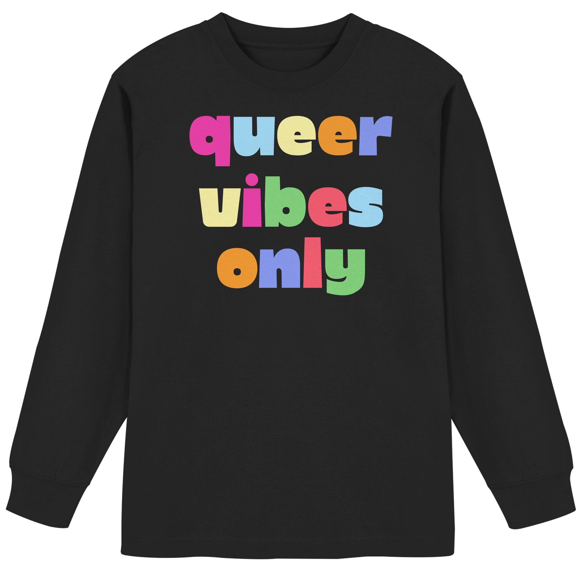 Queer Vibes Only - Organic Heavy Oversized Longsleeve T-Shirt