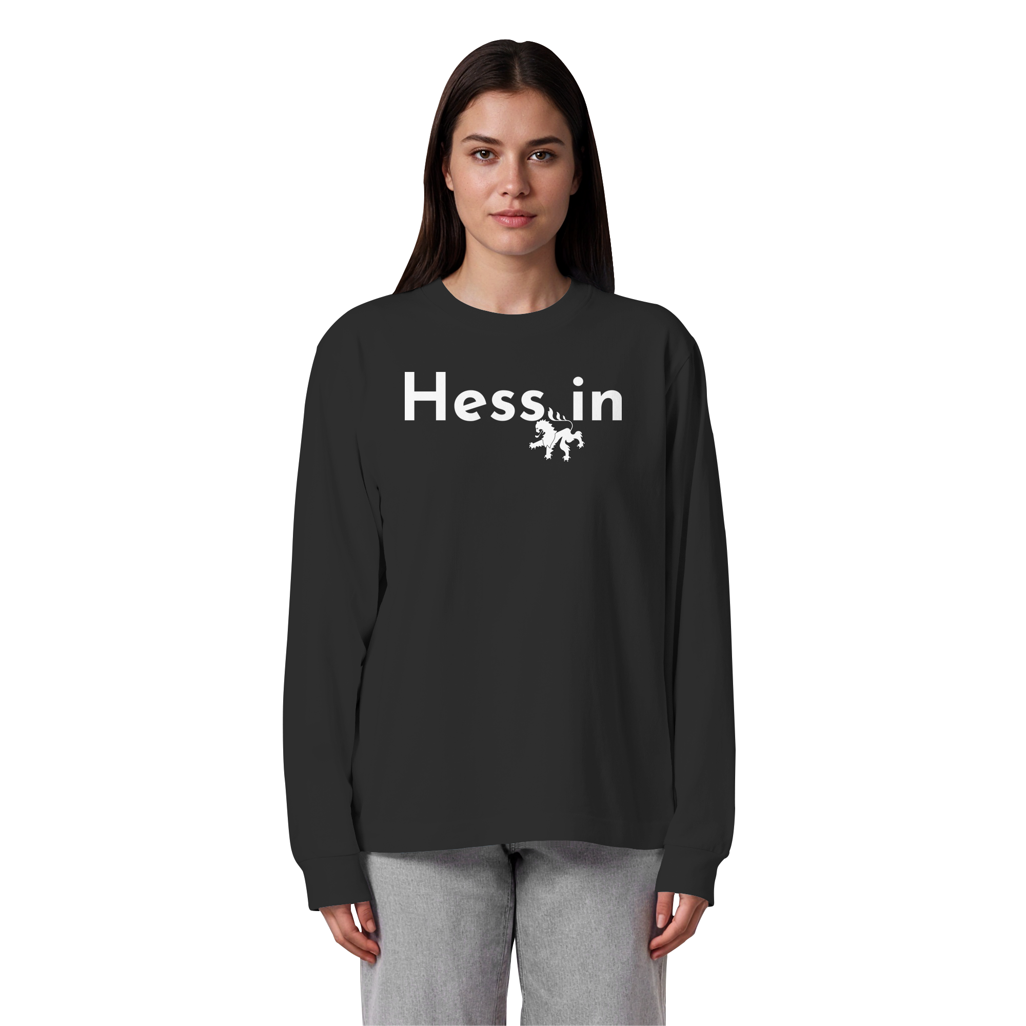 Hess_in "Löwen Edition" - Organic Heavy Oversized Longsleeve T-Shirt
