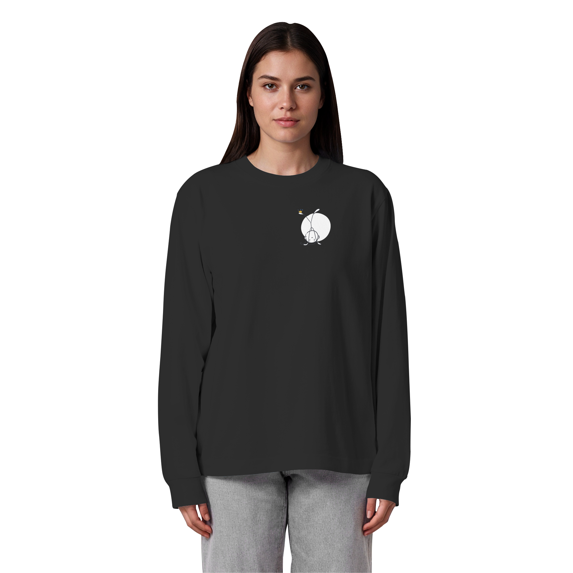 Mein Körper gehört mir "Bunte Edition" Backprint - Organic Heavy Oversized Longsleeve T-Shirt