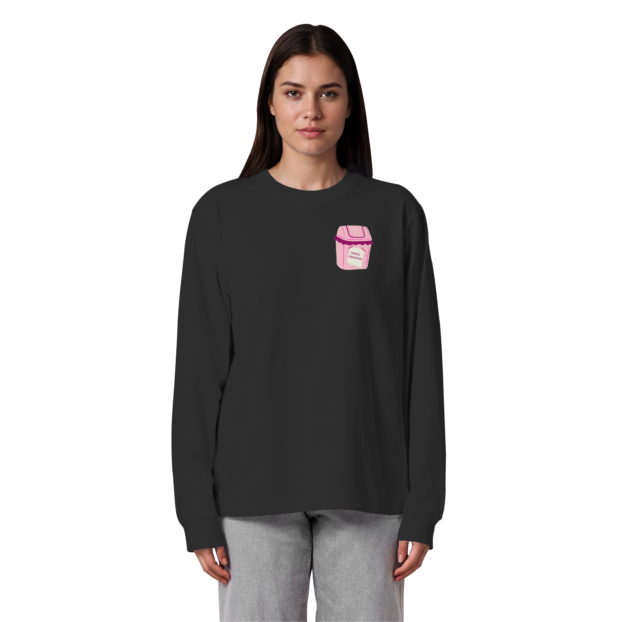 Men's Opinions - Organic Heavy Oversized Longsleeve T-Shirt