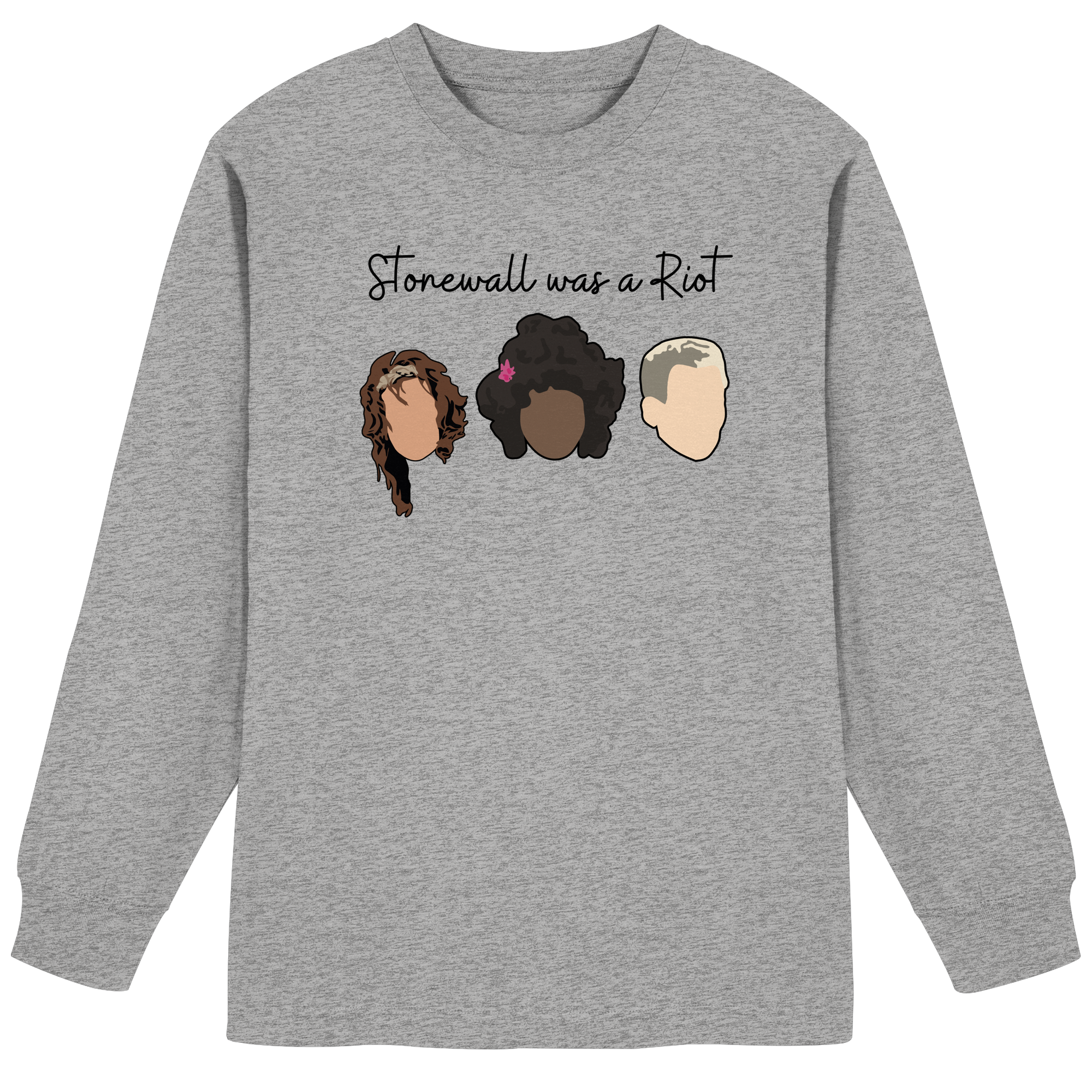 Stonewall was a Riot "Icons Edition" (hell) - Organic Heavy Oversized Longsleeve T-Shirt