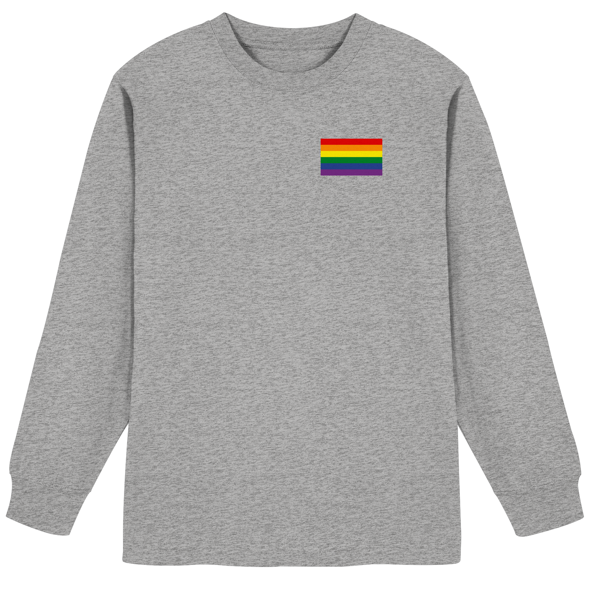 Regenbogen Pride Flag - Organic Heavy Oversized Longsleeve T-Shirt