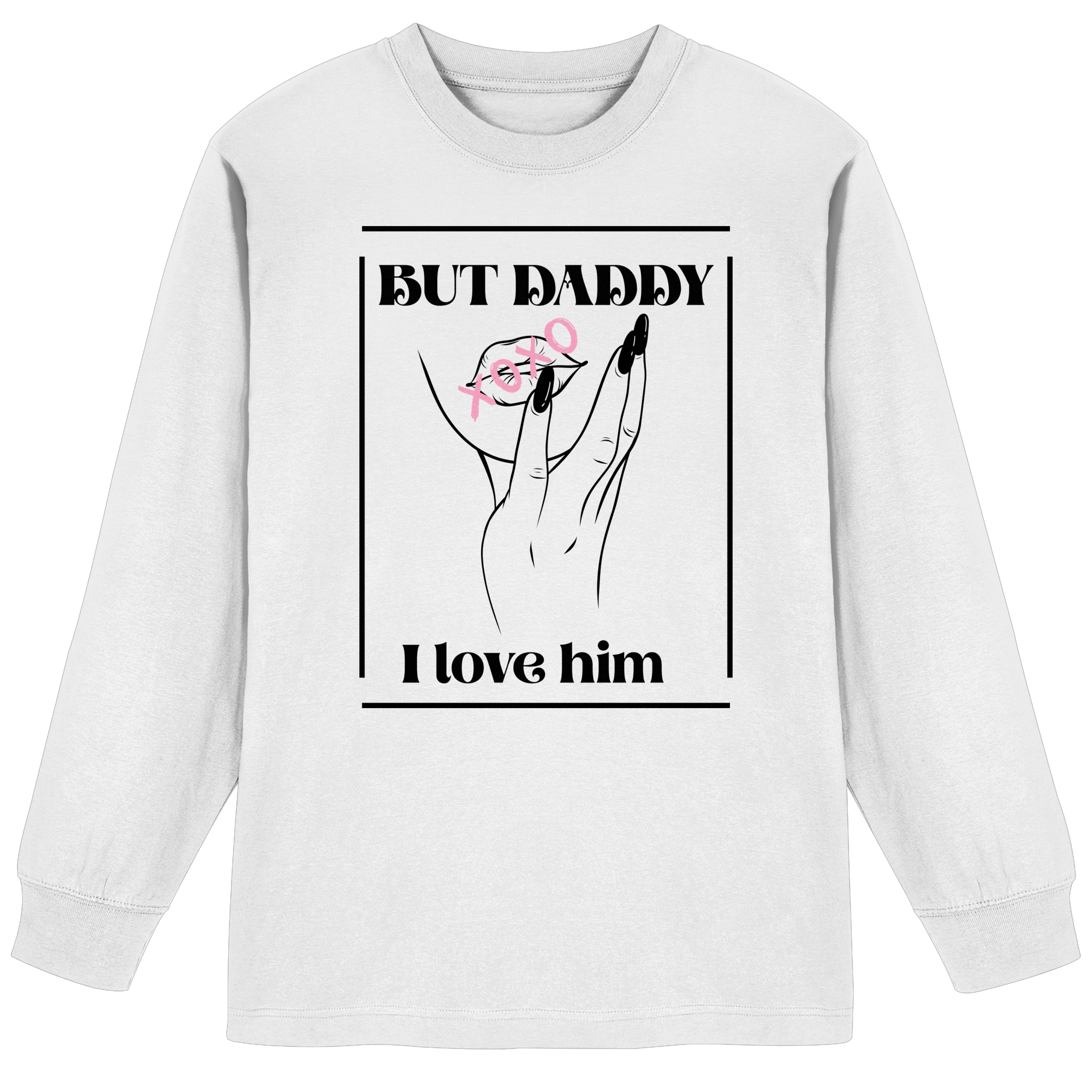 But Daddy I Love Him (hell) - Organic Heavy Oversized Longsleeve T-Shirt