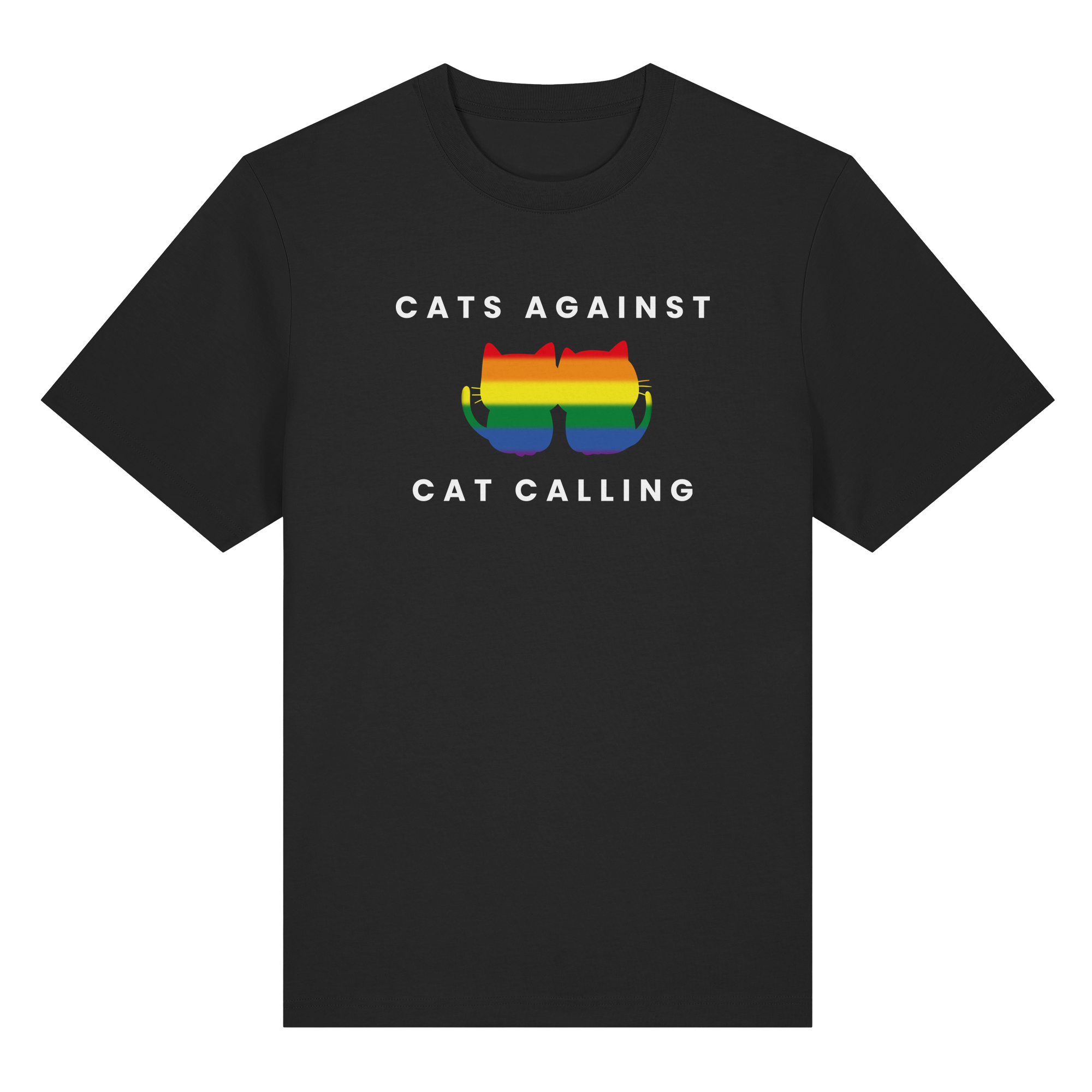 Cats Against Catcalling "Rainbow Edition" - Organic Heavy Shirt