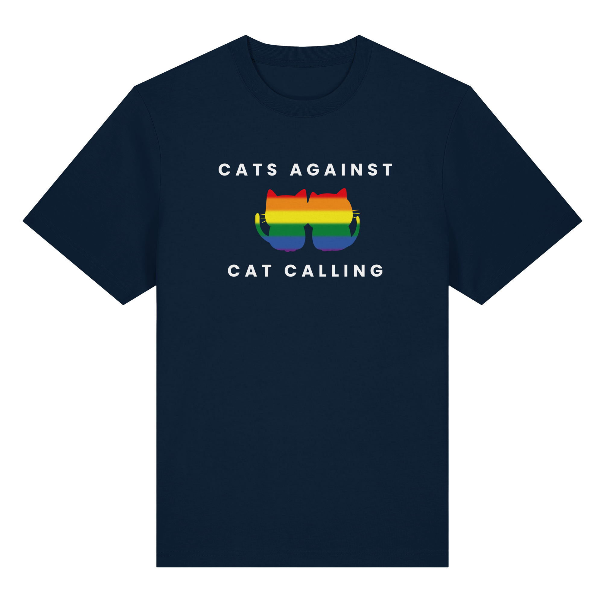 Cats Against Catcalling "Rainbow Edition" - Organic Heavy Shirt