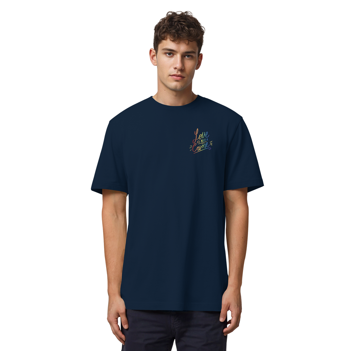 Love is Not a Crime "Calligraphy Edition" - Organic Heavy Shirt