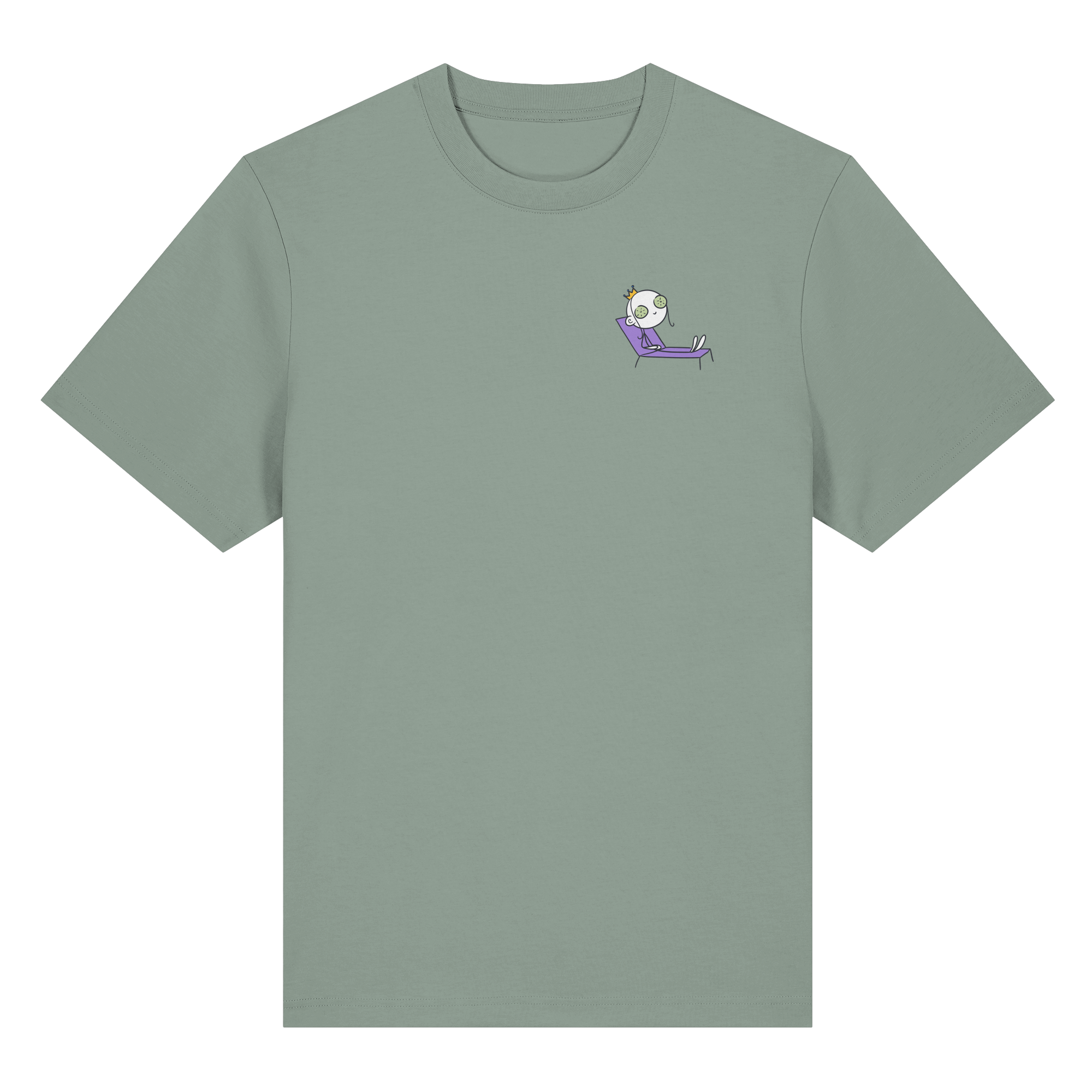 Seelenmännchen "Chill Out Edition" Brustprint - Organic Heavy T-Shirt