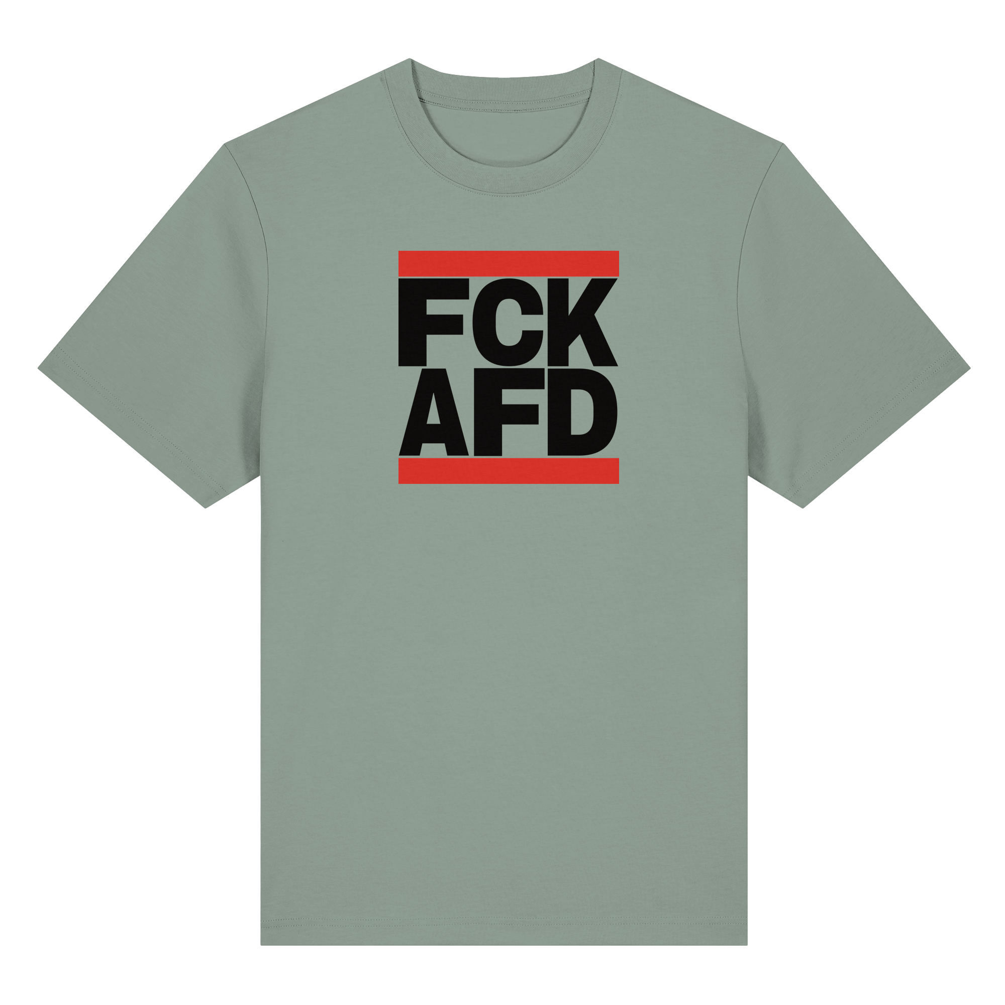 FCK AFD (schwarze Schrift) - Organic Heavy T-Shirt