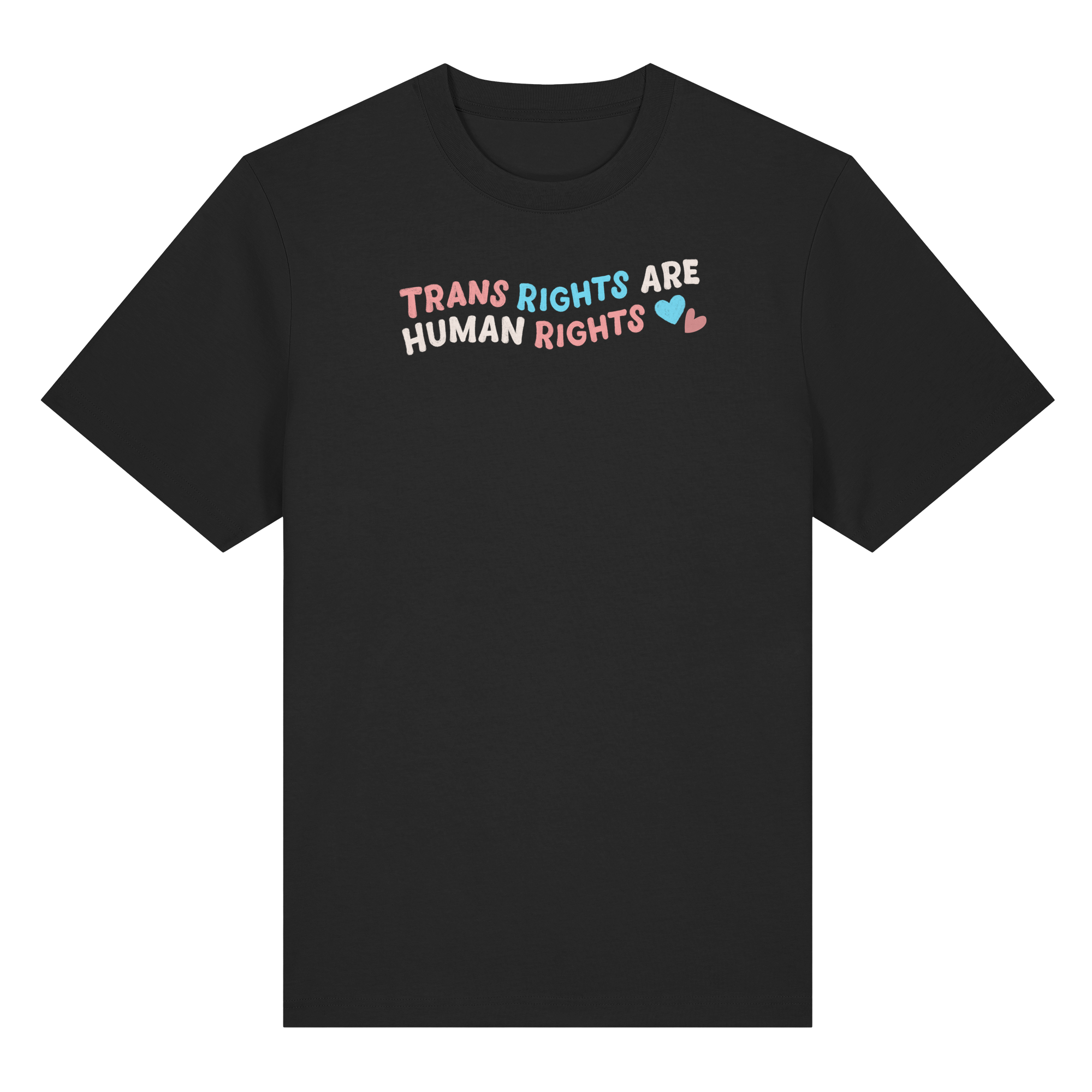 Trans Rights are Human Rights "Pastel Power Edition" - Organic Heavy T-Shirt