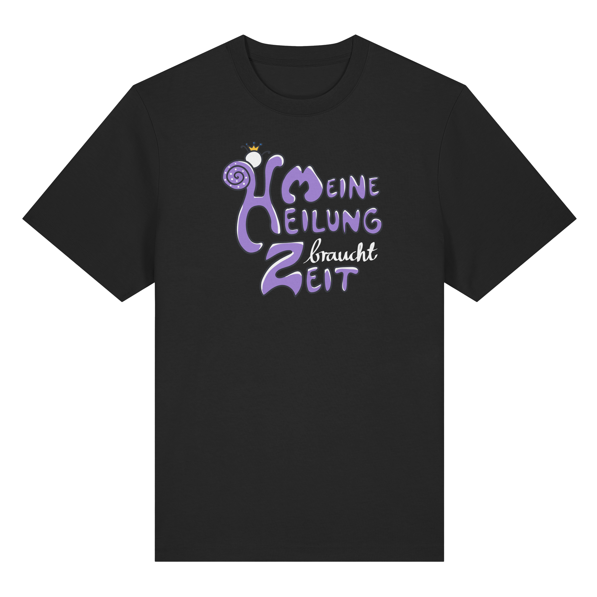Meine Heilung braucht Zeit "Lila Edition" - Organic Heavy T-Shirt