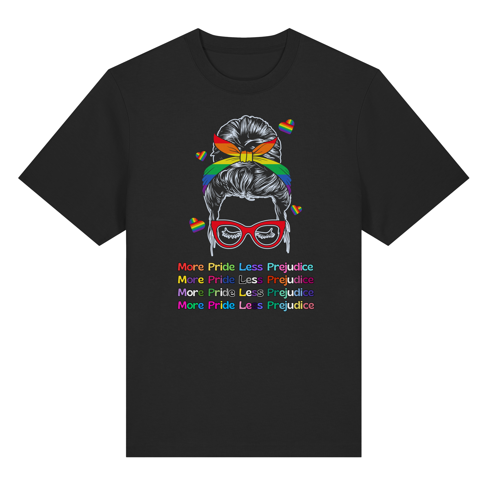 More Pride Less Prejudice - Organic Heavy T-Shirt