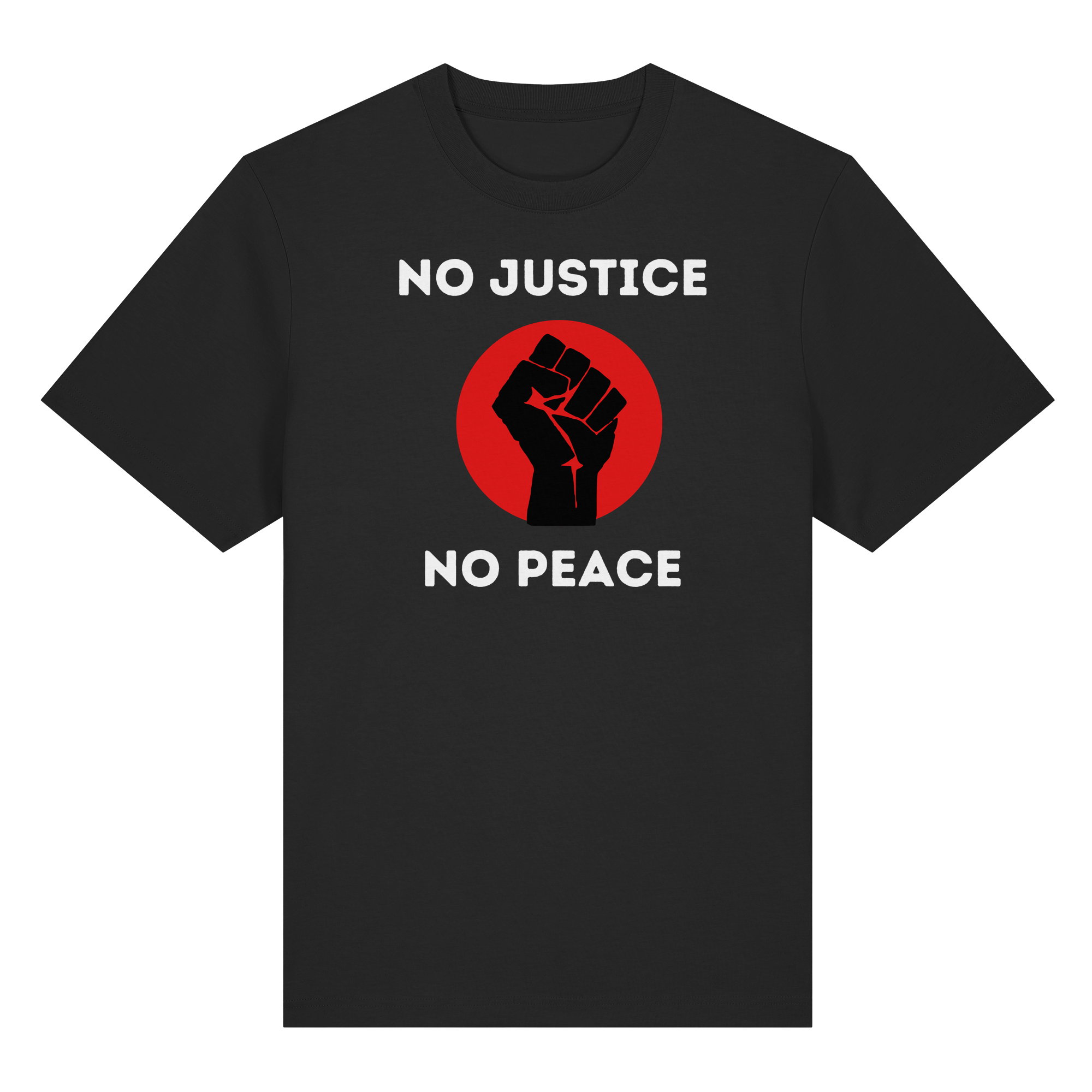 No Justice No Peace "Raised Fist Edition" - Organic Heavy T-Shirt