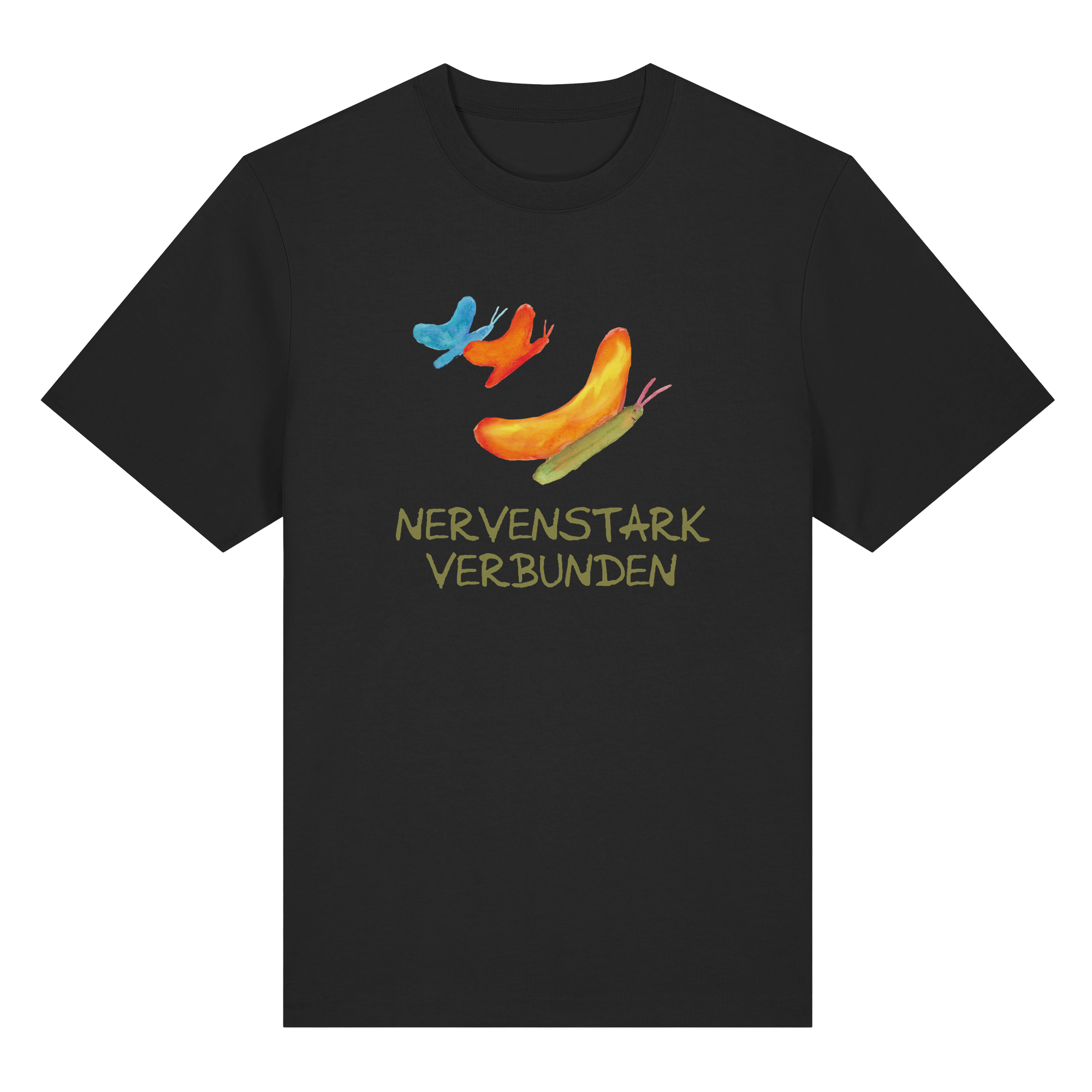 Nervenstark verbunden "Schmetterline Jona Edition" - Organic Heavy T-Shirt