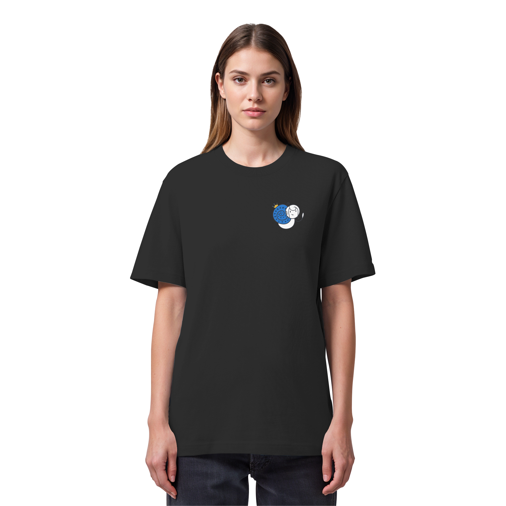 Meine Heilung braucht Zeit "Bunte Edition" Backprint - Organic Heavy T-Shirt