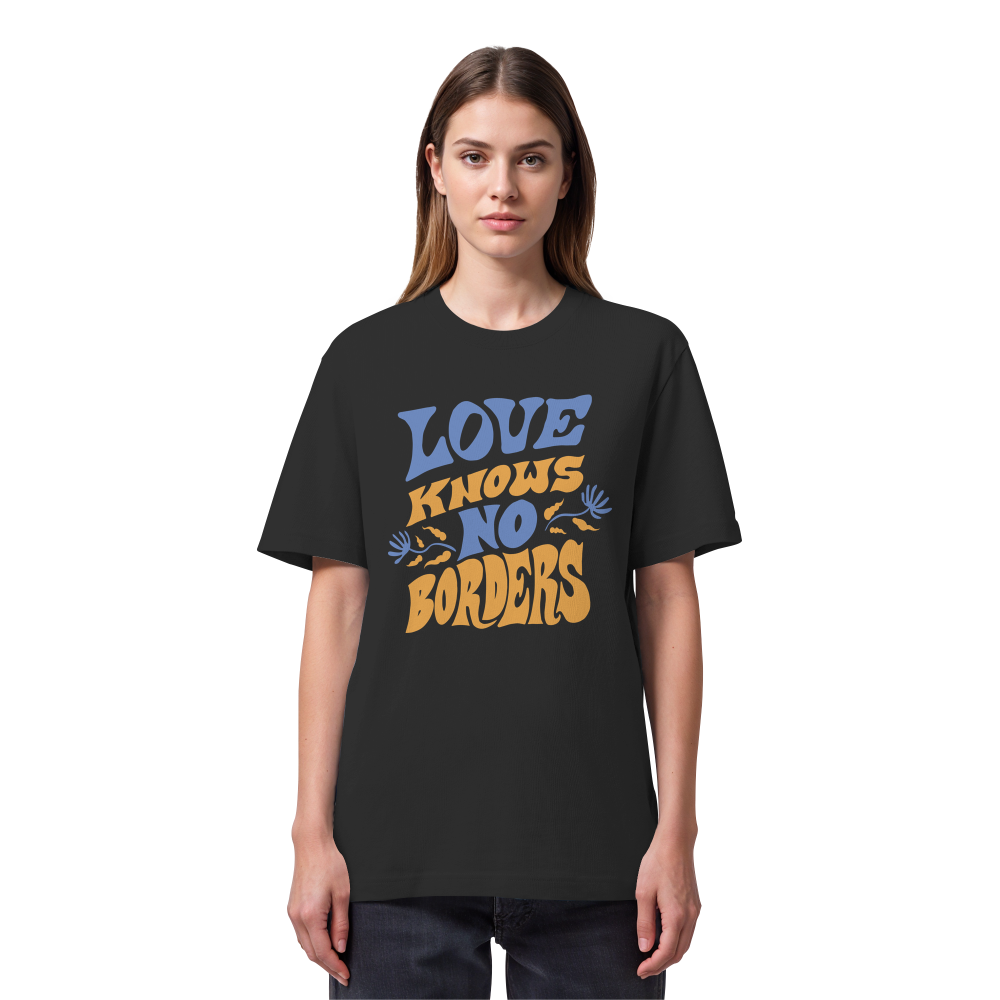 Love Knows No Borders - Organic Heavy T-Shirt