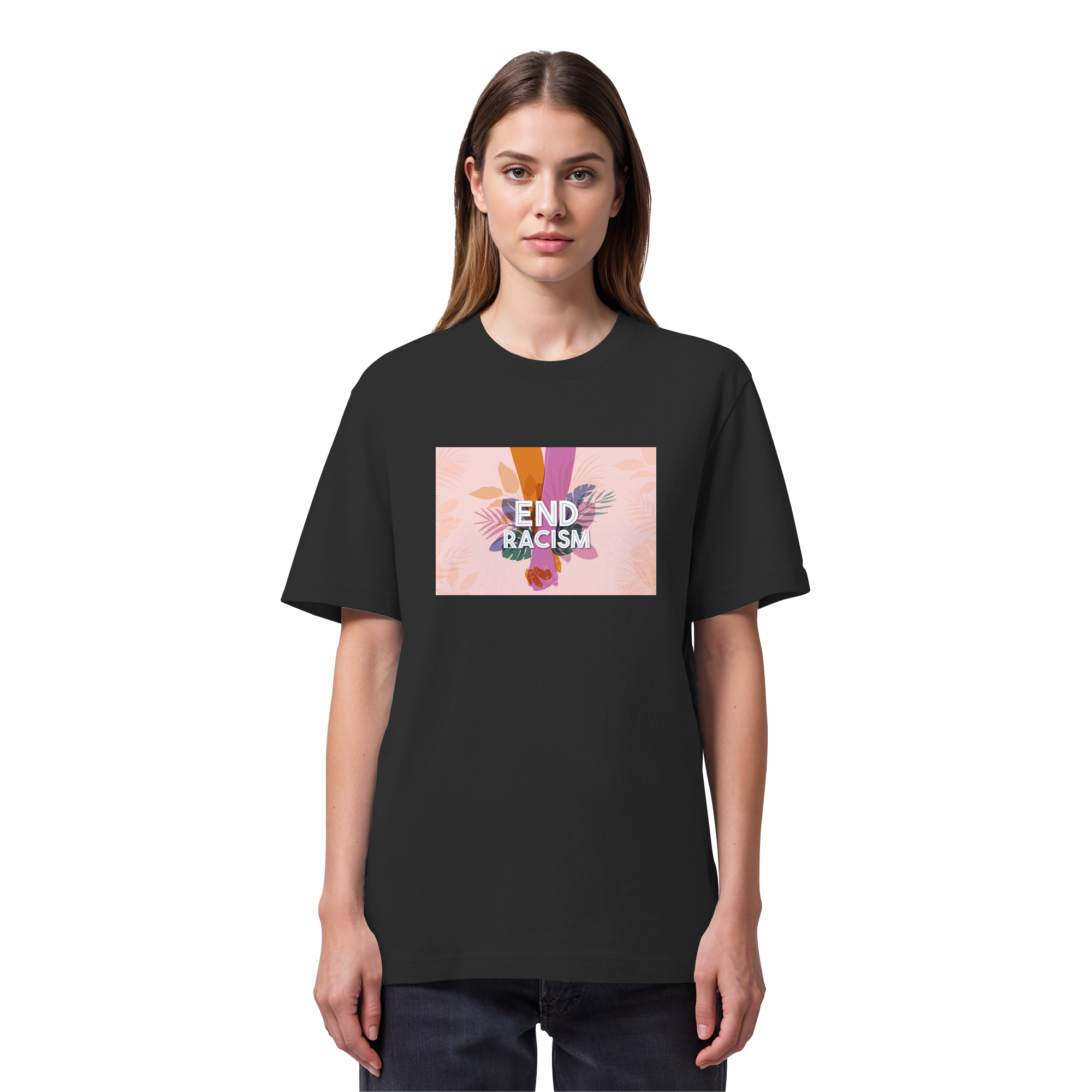 End Racism - Organic Heavy T-Shirt