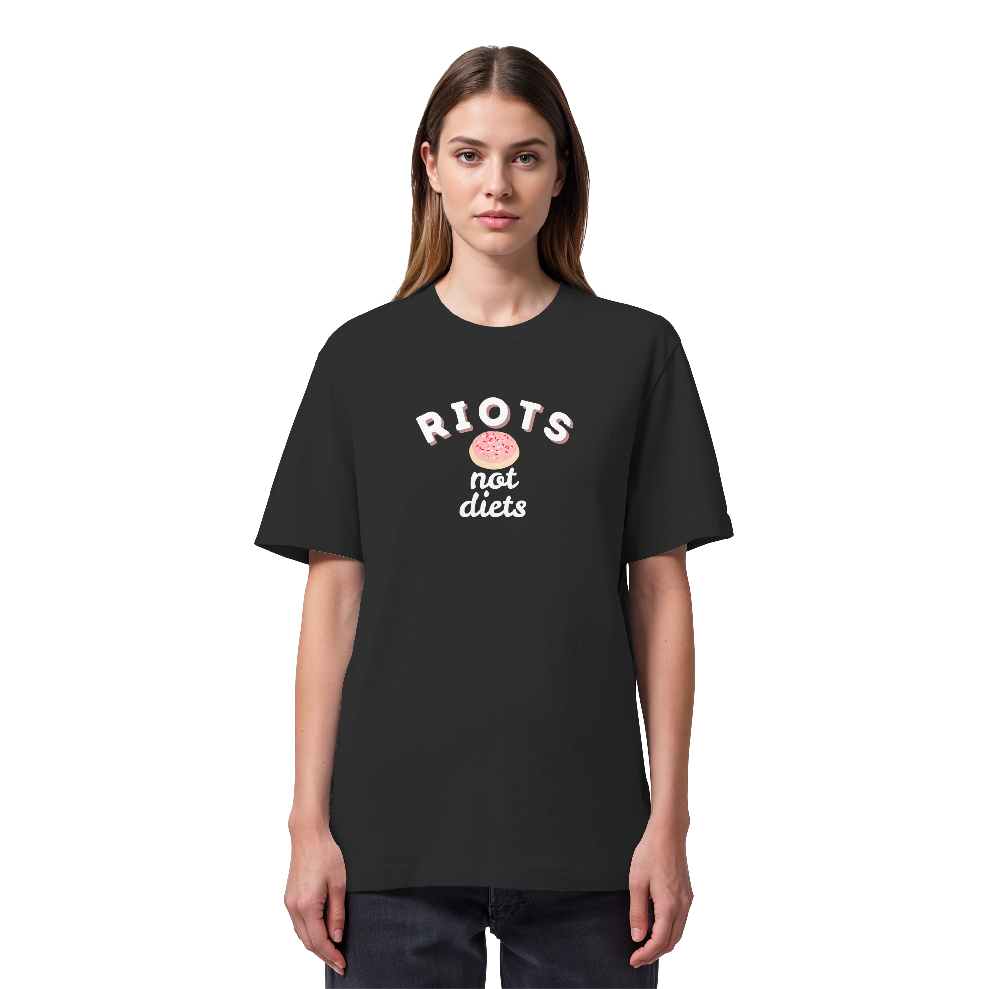 Riots not Diets - Organic Heavy T-Shirt