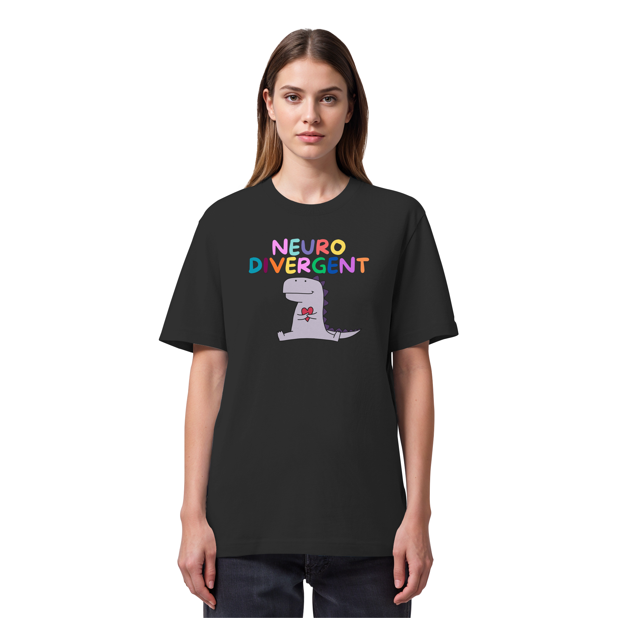 Neurodivergent "Dino Edition" - Organic Heavy T-Shirt