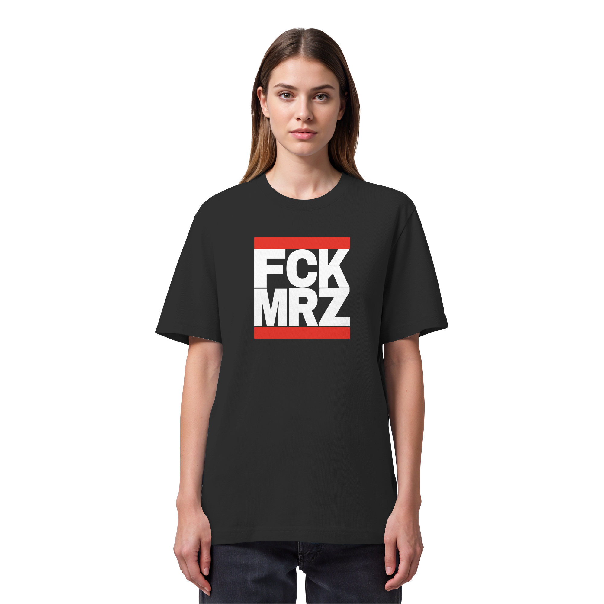FCK MRZ (weiße Schrift) - Organic Heavy T-Shirt