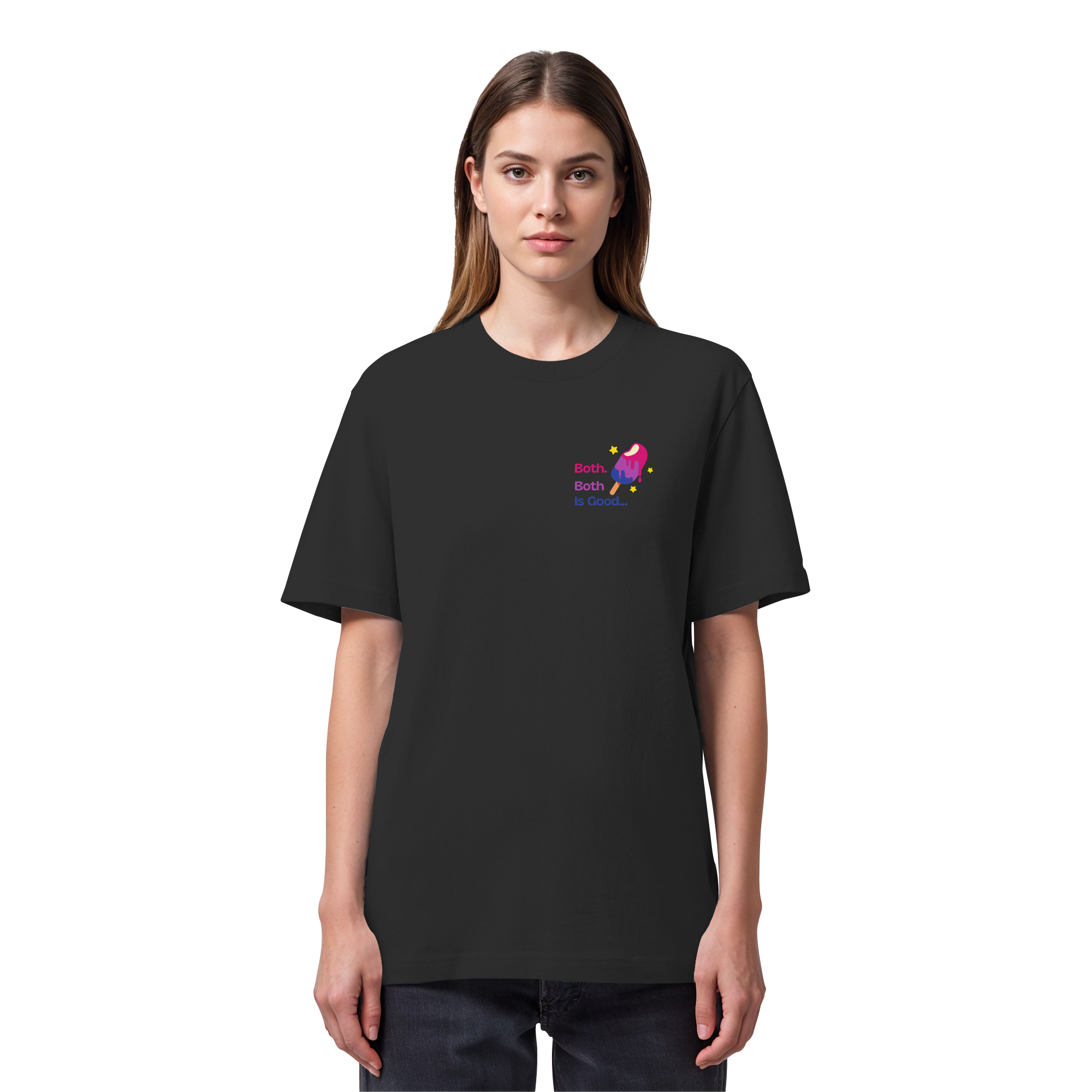 Bi Pride: Both is Good - Organic Heavy T-Shirt