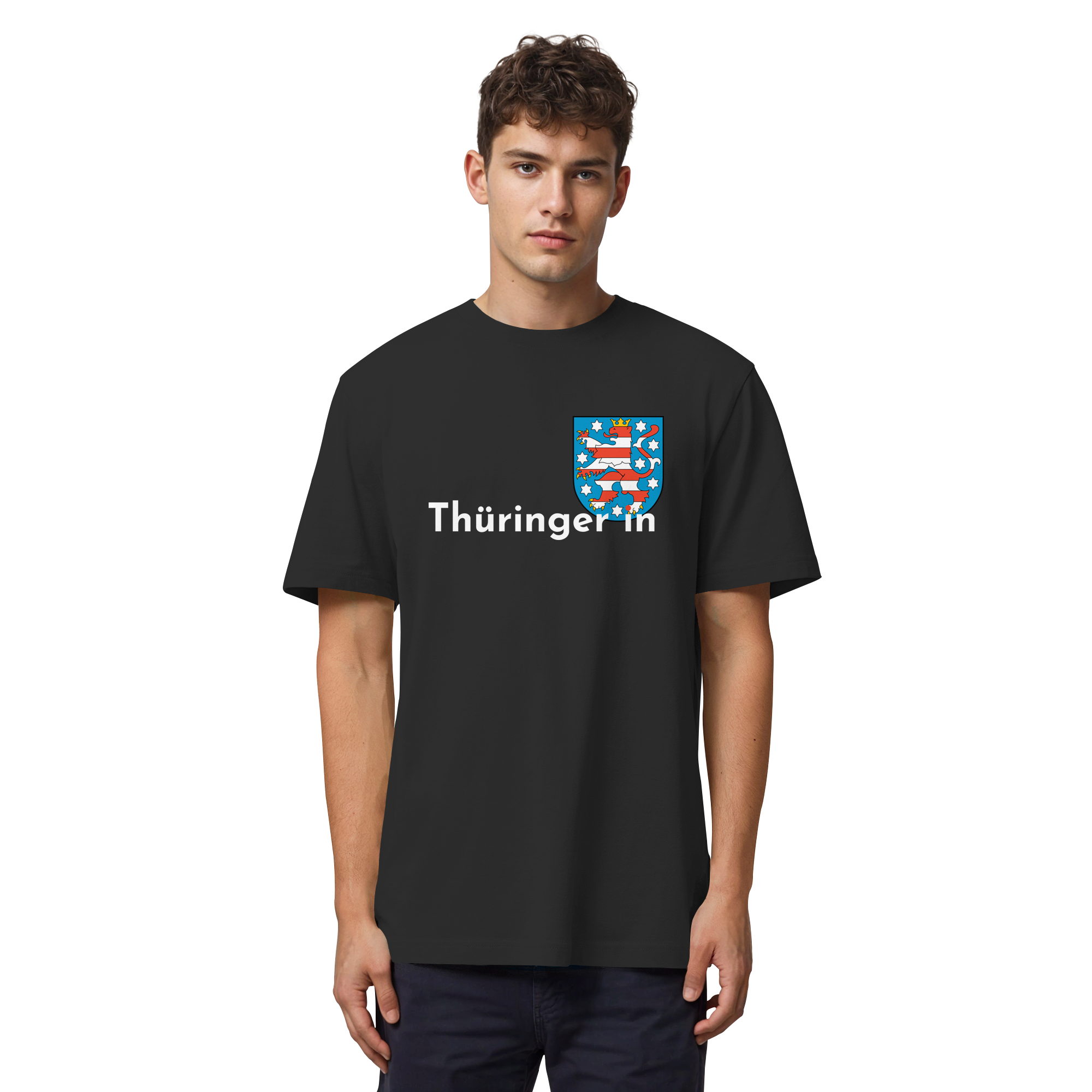 Thüringer*in "Wappen Edition" - Organic Heavy T-Shirt