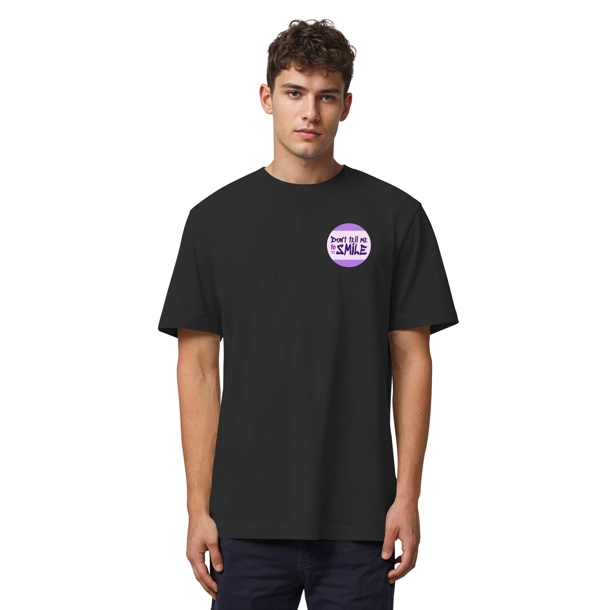 Don't Tell Me To Smile - Organic Heavy T-Shirt
