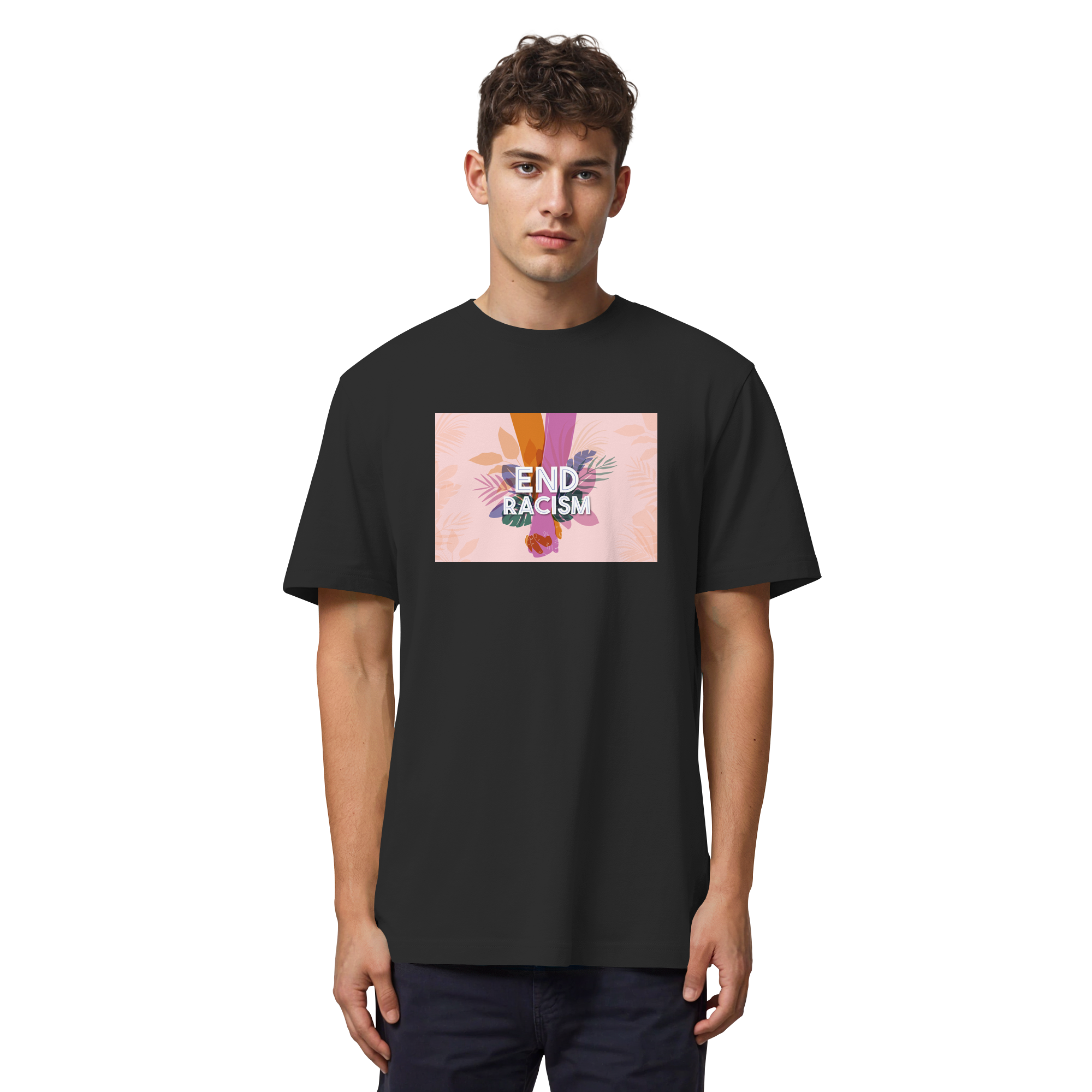 End Racism - Organic Heavy T-Shirt