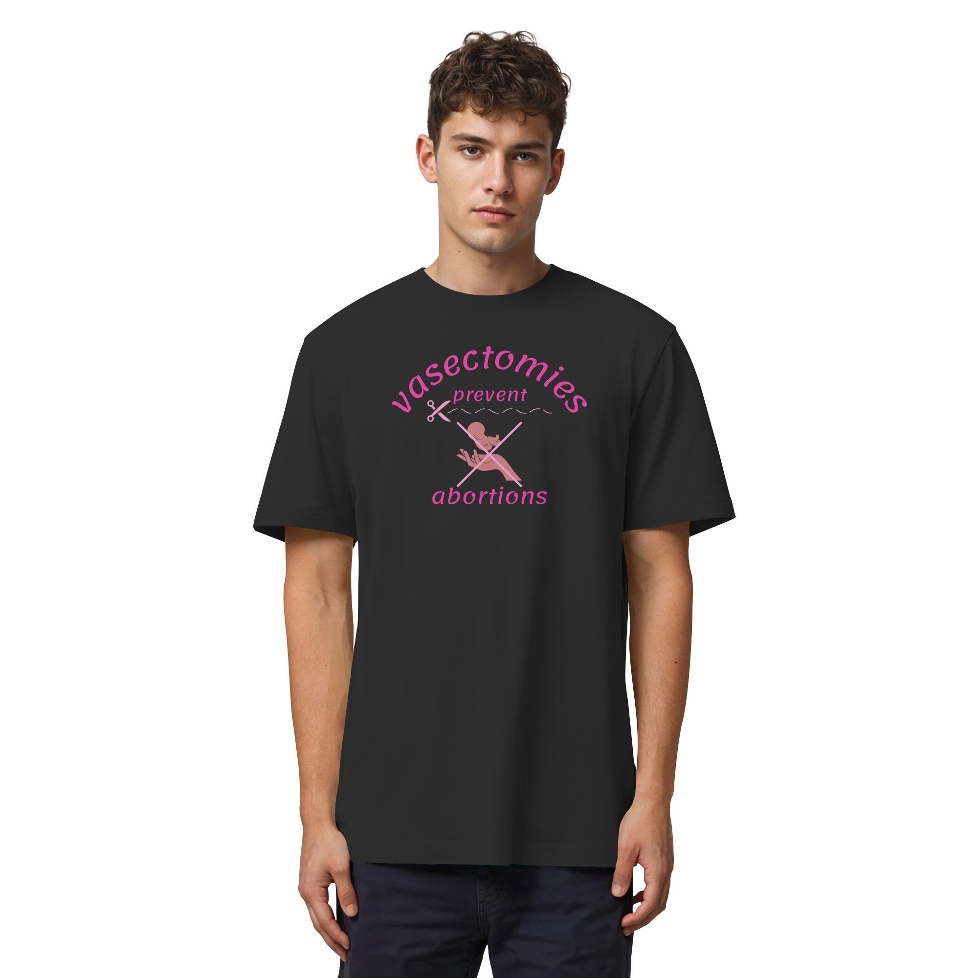 Vasectomies Prevent Abortions - Organic Heavy T-Shirt