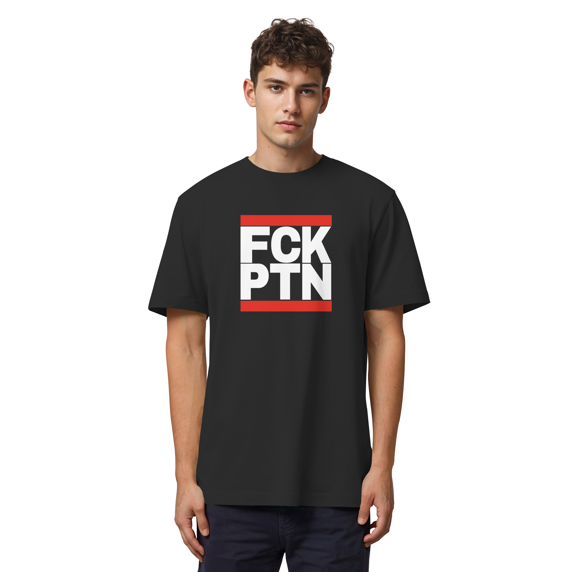 FCK PTN (weiße Schrift) - Organic Heavy T-Shirt