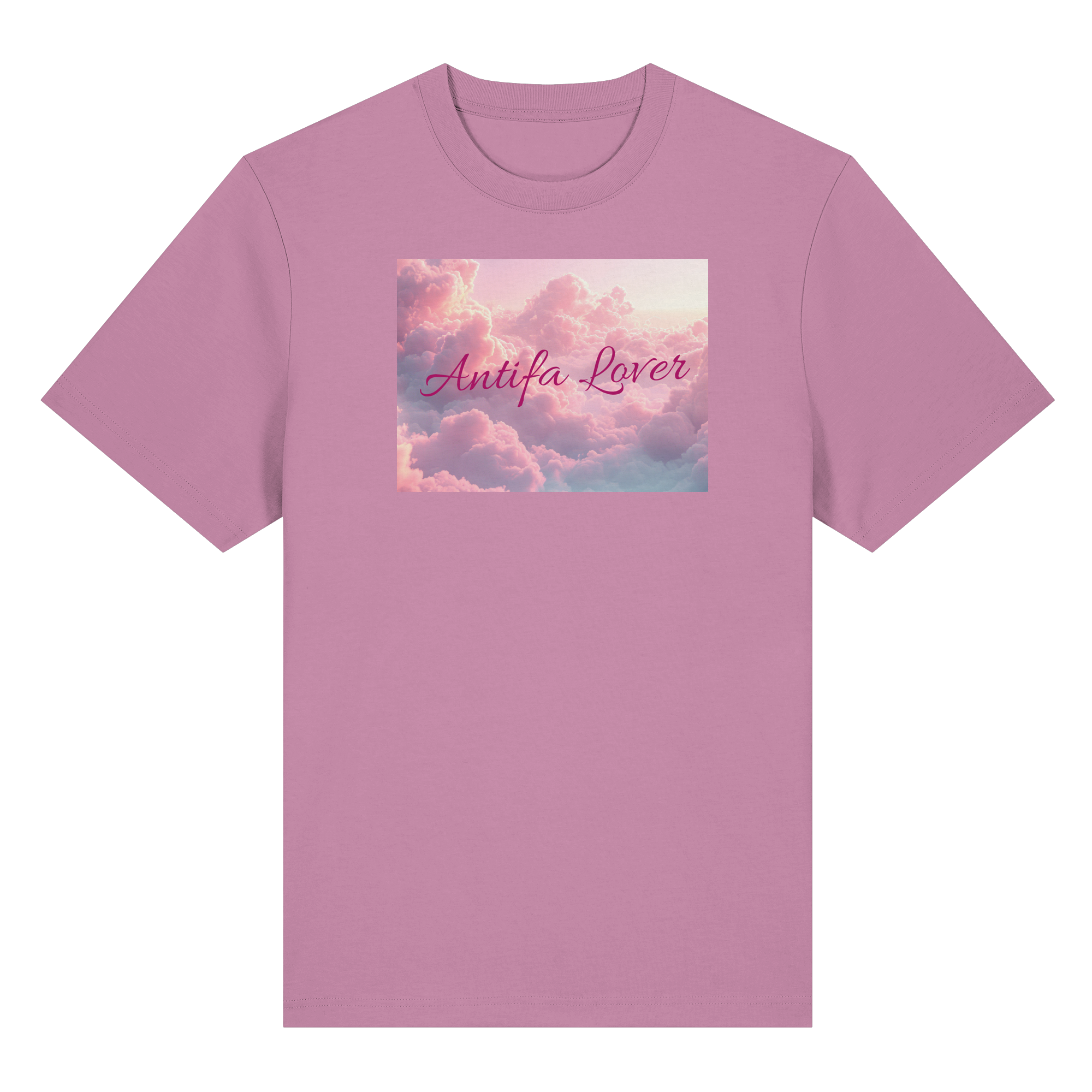 Antifa Lover Backprint - Organic Heavy T-Shirt