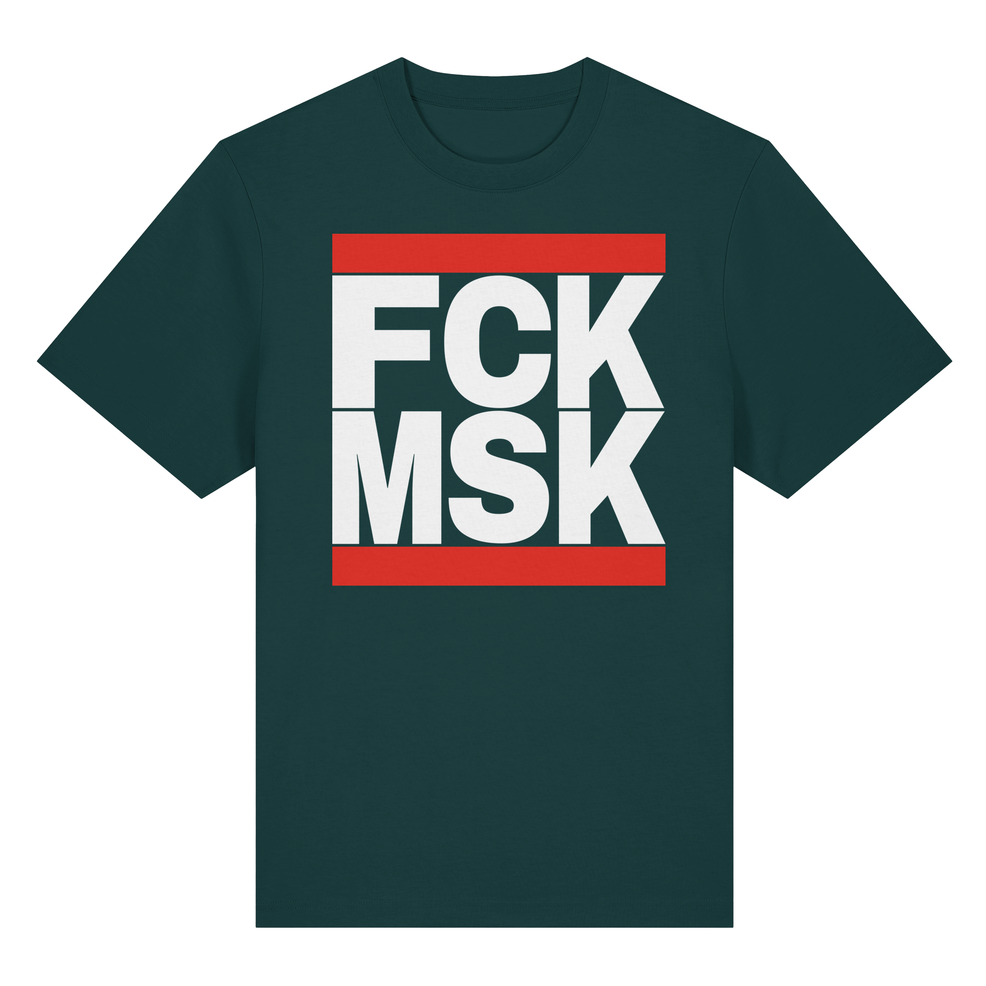 FCK MSK (weiße Schrift) - Organic Heavy T-Shirt