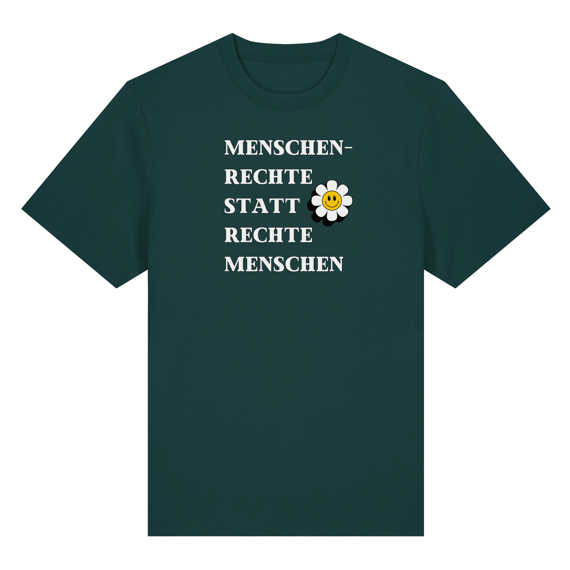 Menschenrechte statt rechte Menschen - Organic Heavy T-Shirt