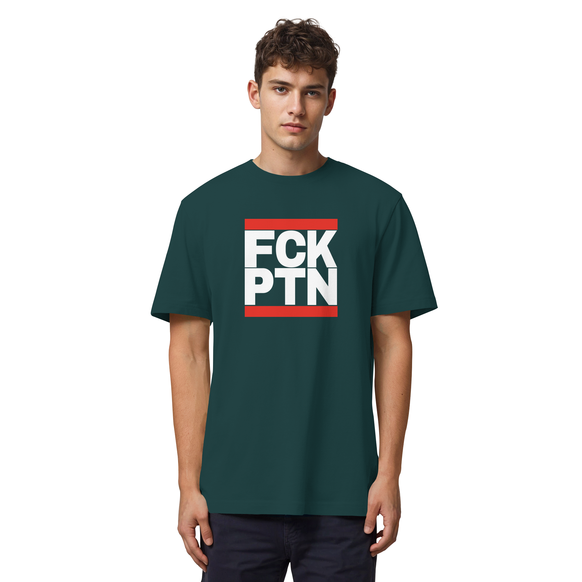 FCK PTN (weiße Schrift) - Organic Heavy T-Shirt