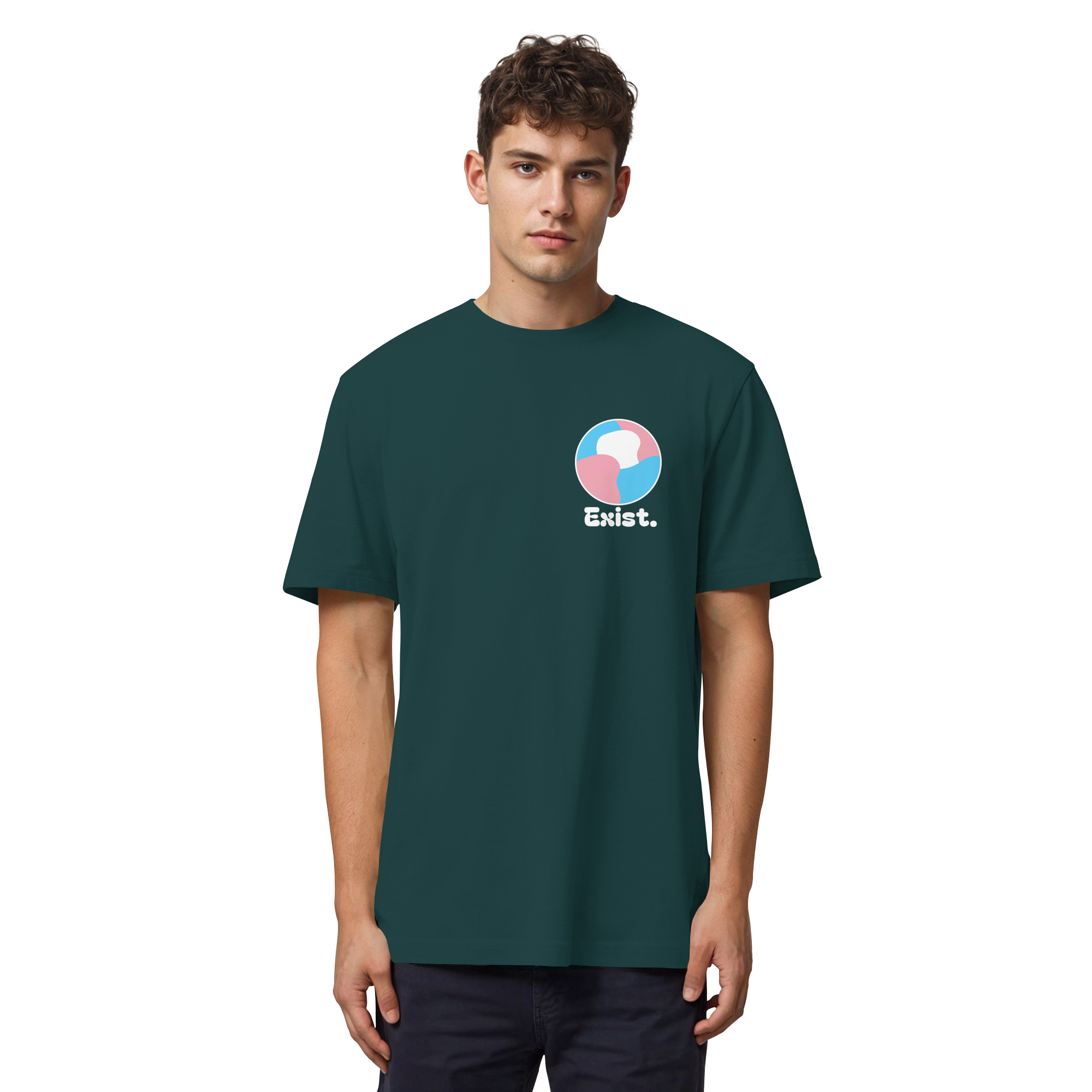 Exist "Trans Edition" - Organic Heavy T-Shirt