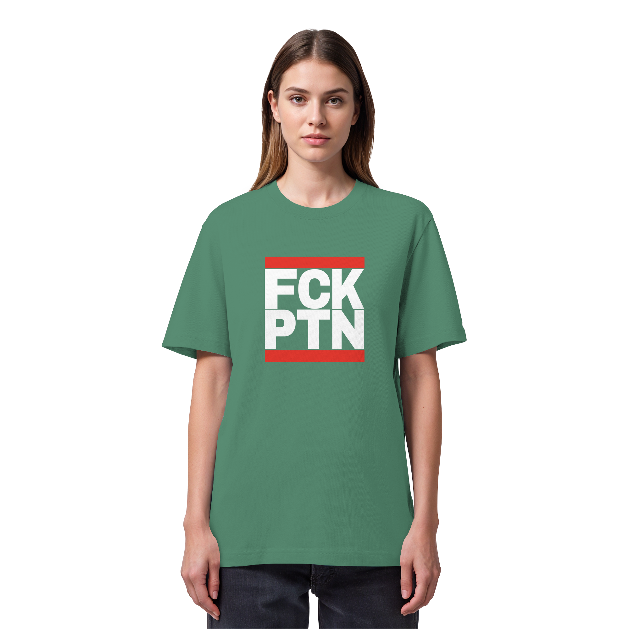 FCK PTN (weiße Schrift) - Organic Heavy T-Shirt