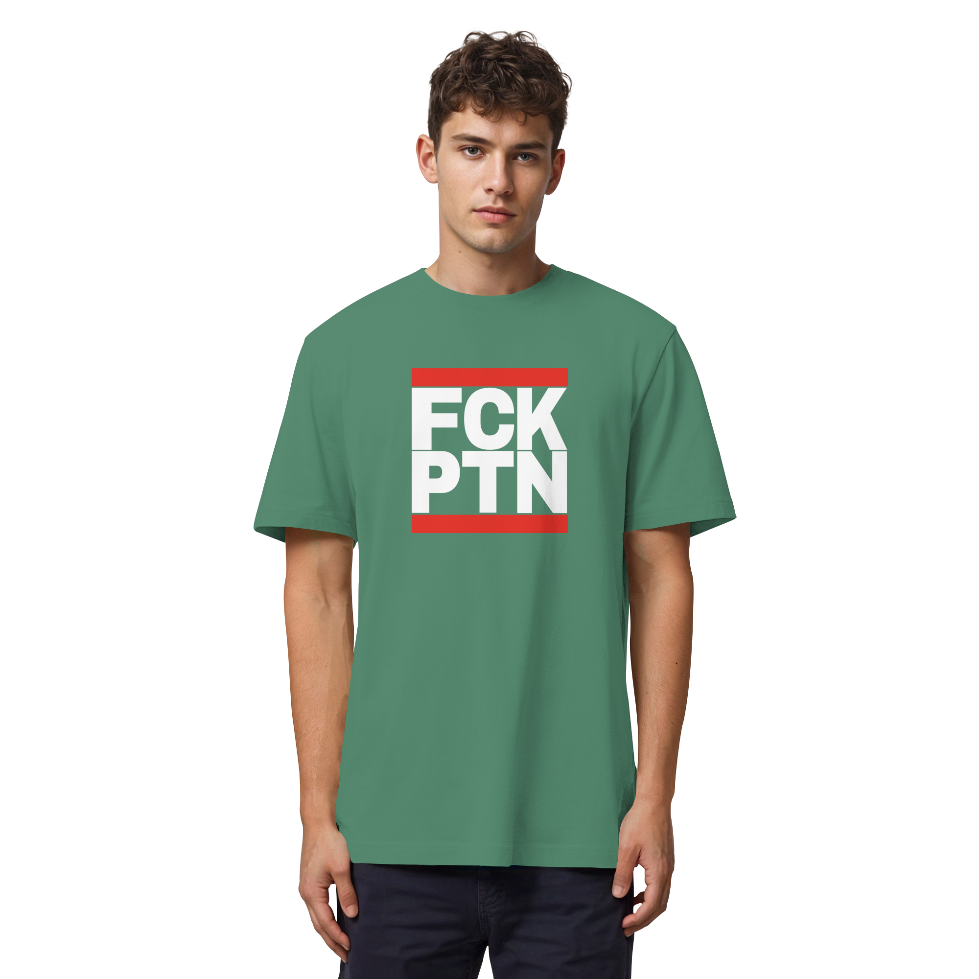 FCK PTN (weiße Schrift) - Organic Heavy T-Shirt