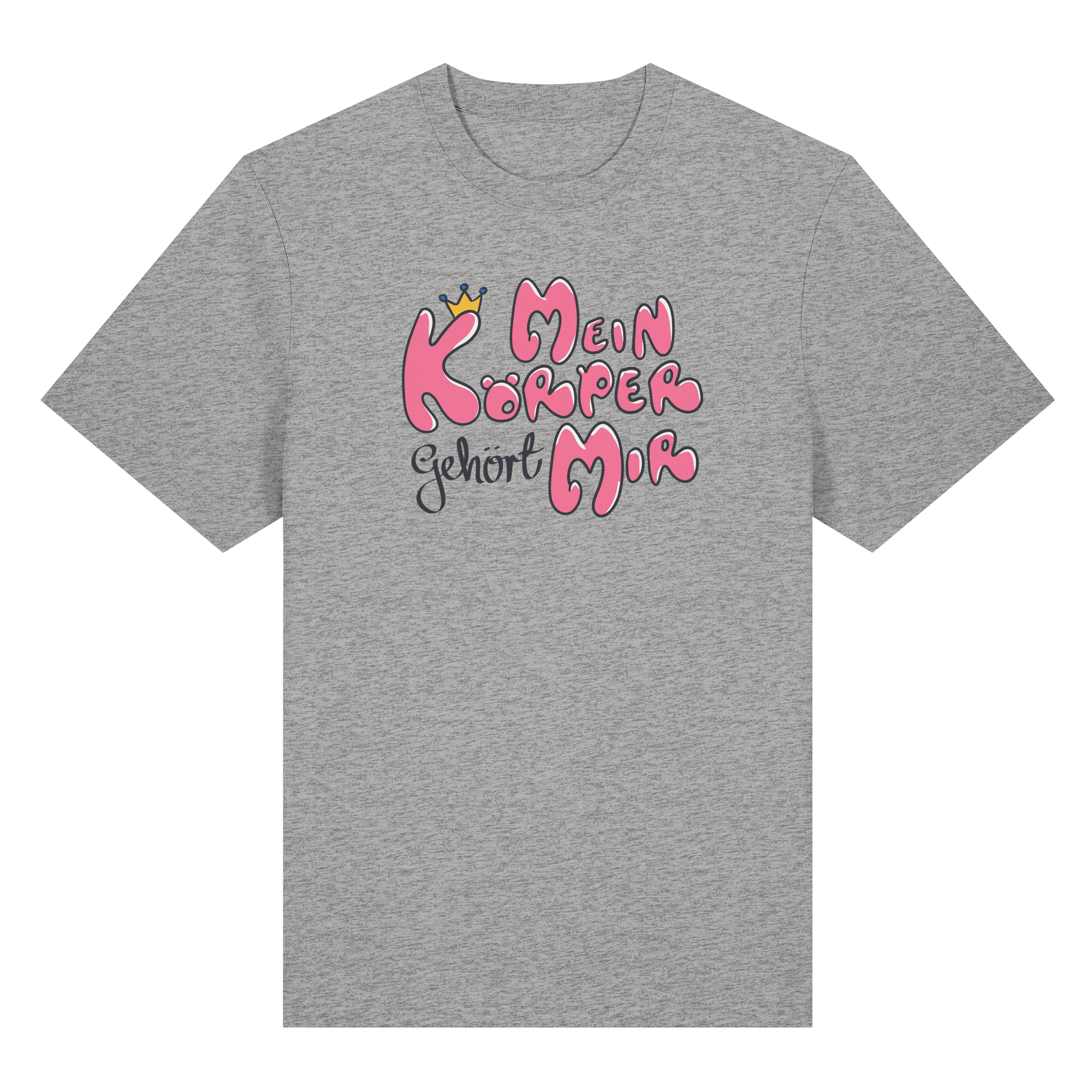 Mein Körper gehört mir "Pinke Edition" - Organic Heavy T-Shirt