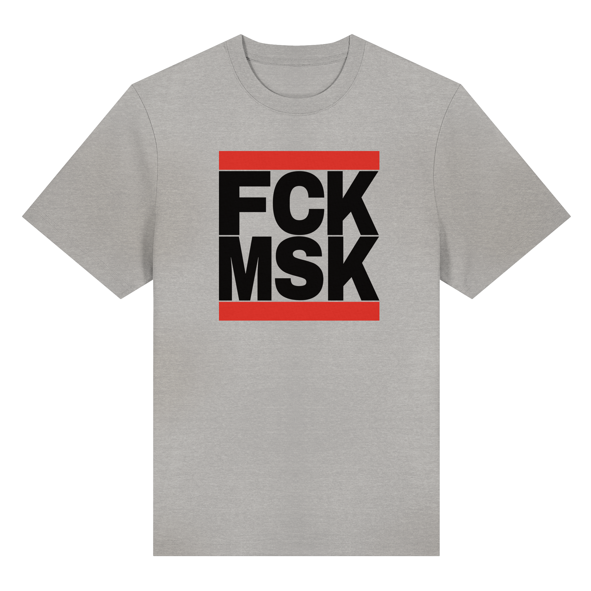 FCK MSK (schwarze Schrift) - Organic Heavy T-Shirt