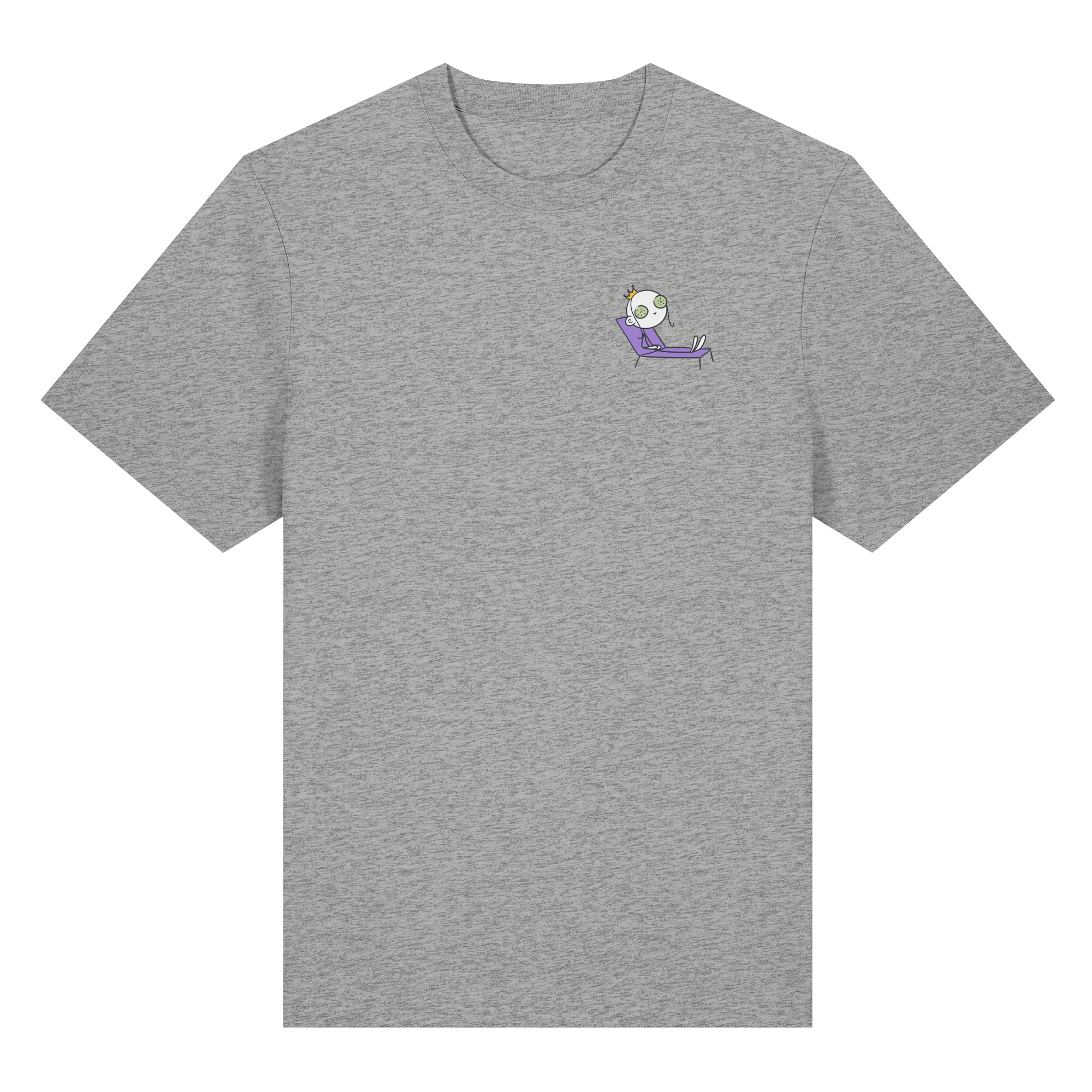 Seelenmännchen "Chill Out Edition" Brustprint - Organic Heavy T-Shirt